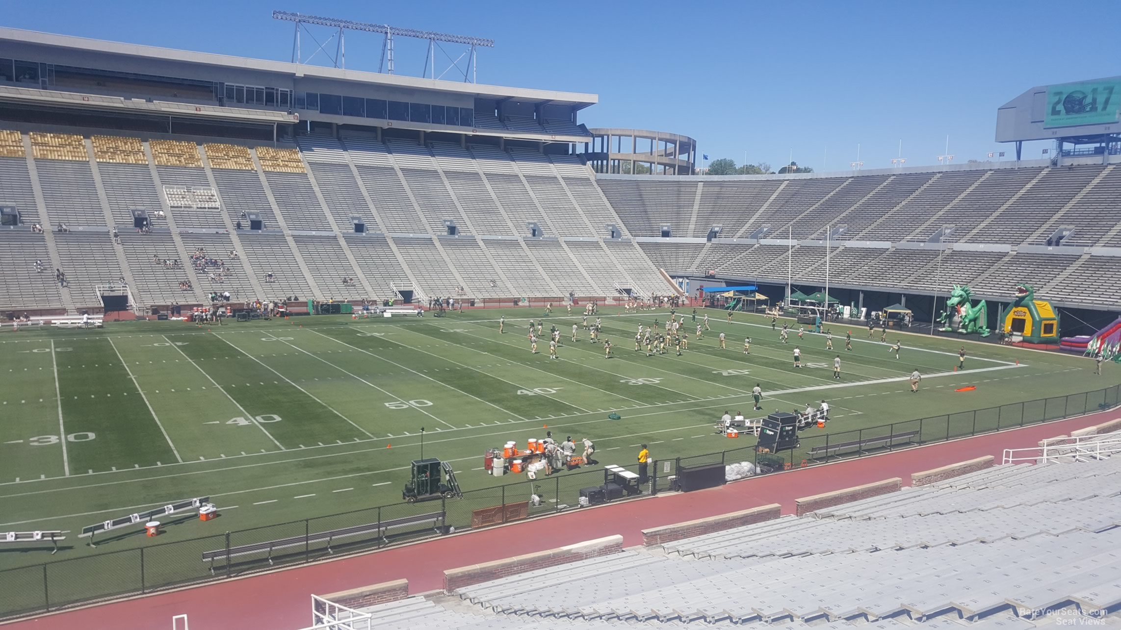 section 37, row 30 seat view  - legion field