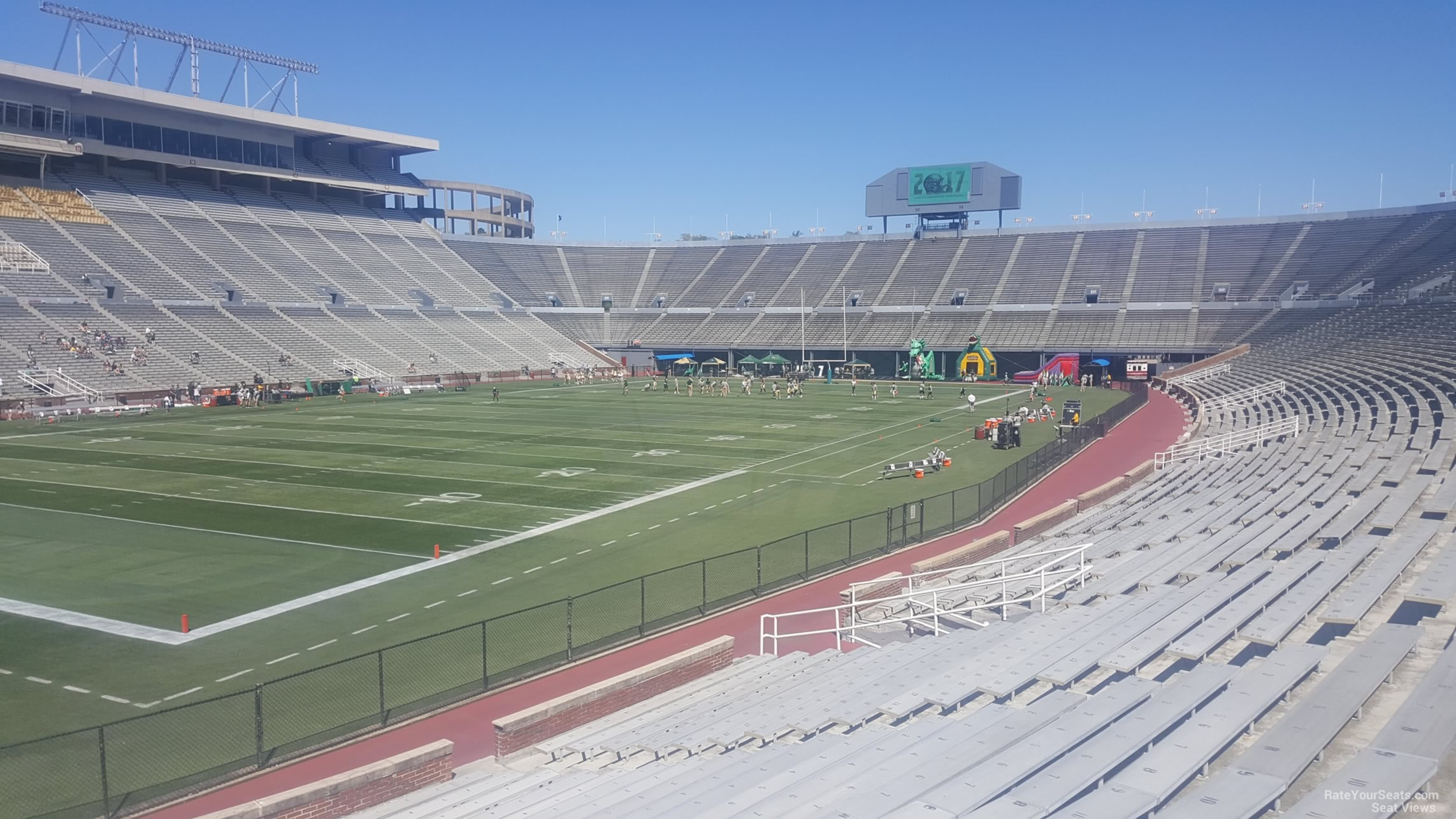 section 40, row 30 seat view  - legion field