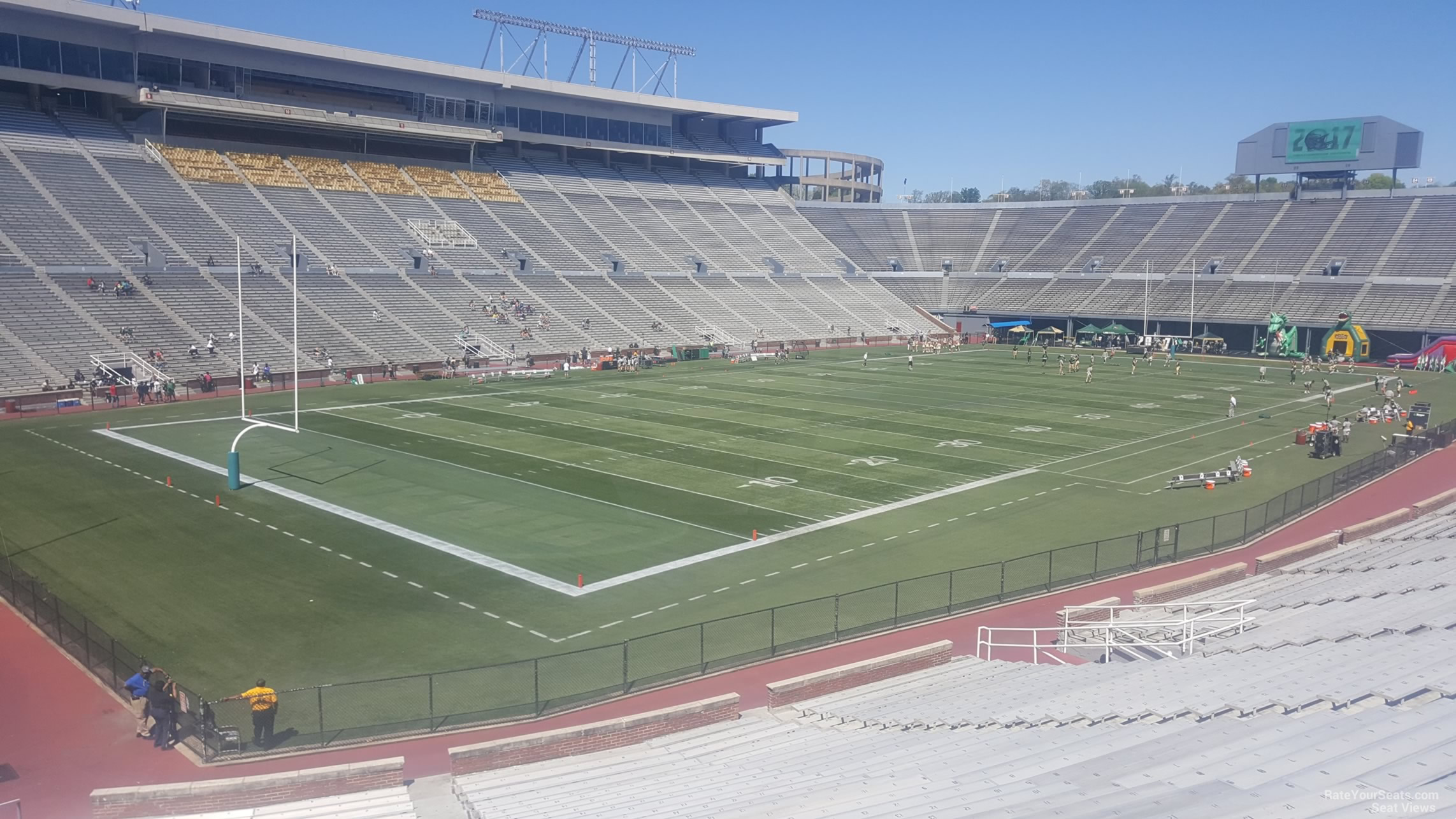 section 41, row 30 seat view  - legion field