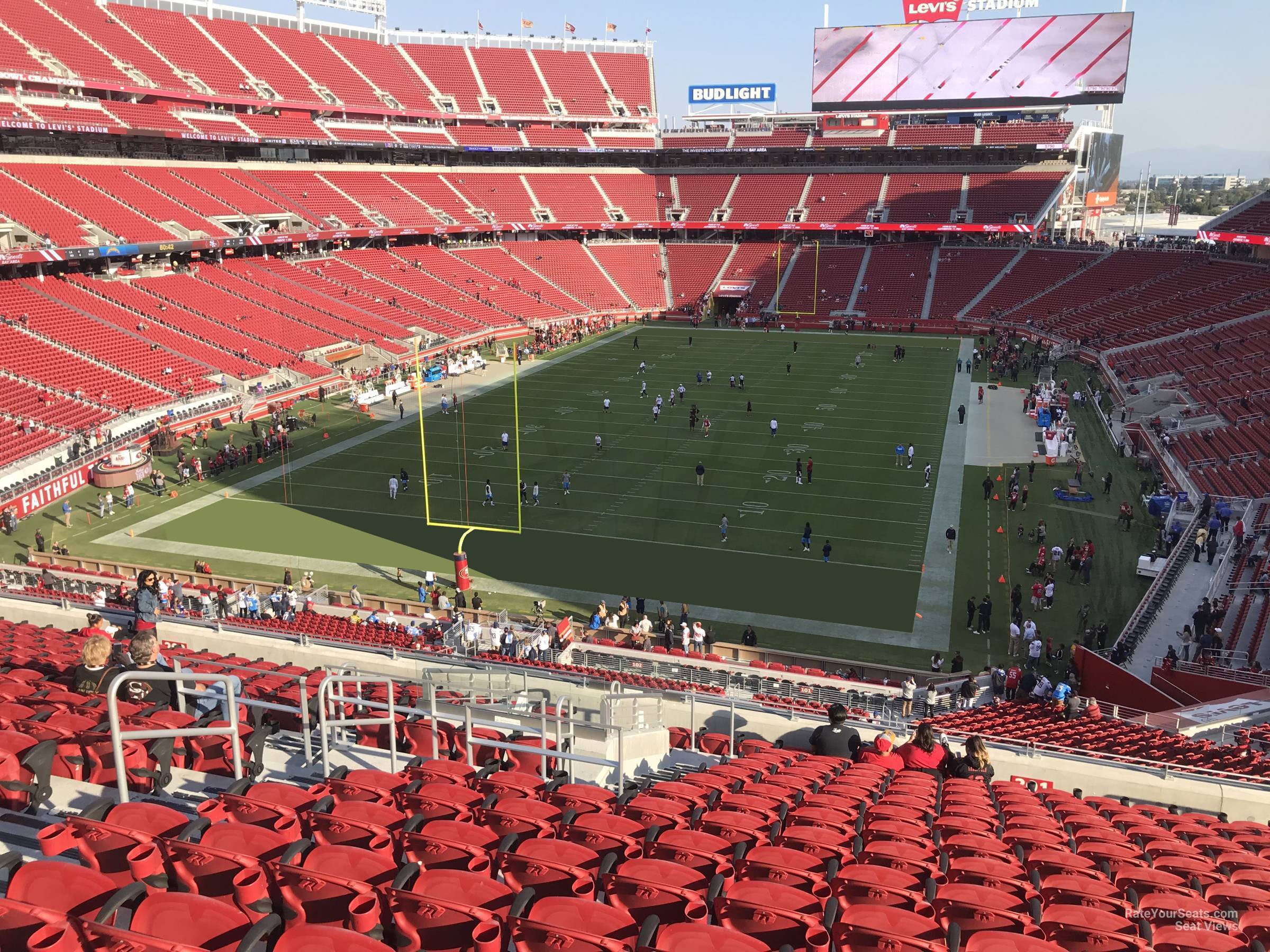 Section 201 at Levi's Stadium 