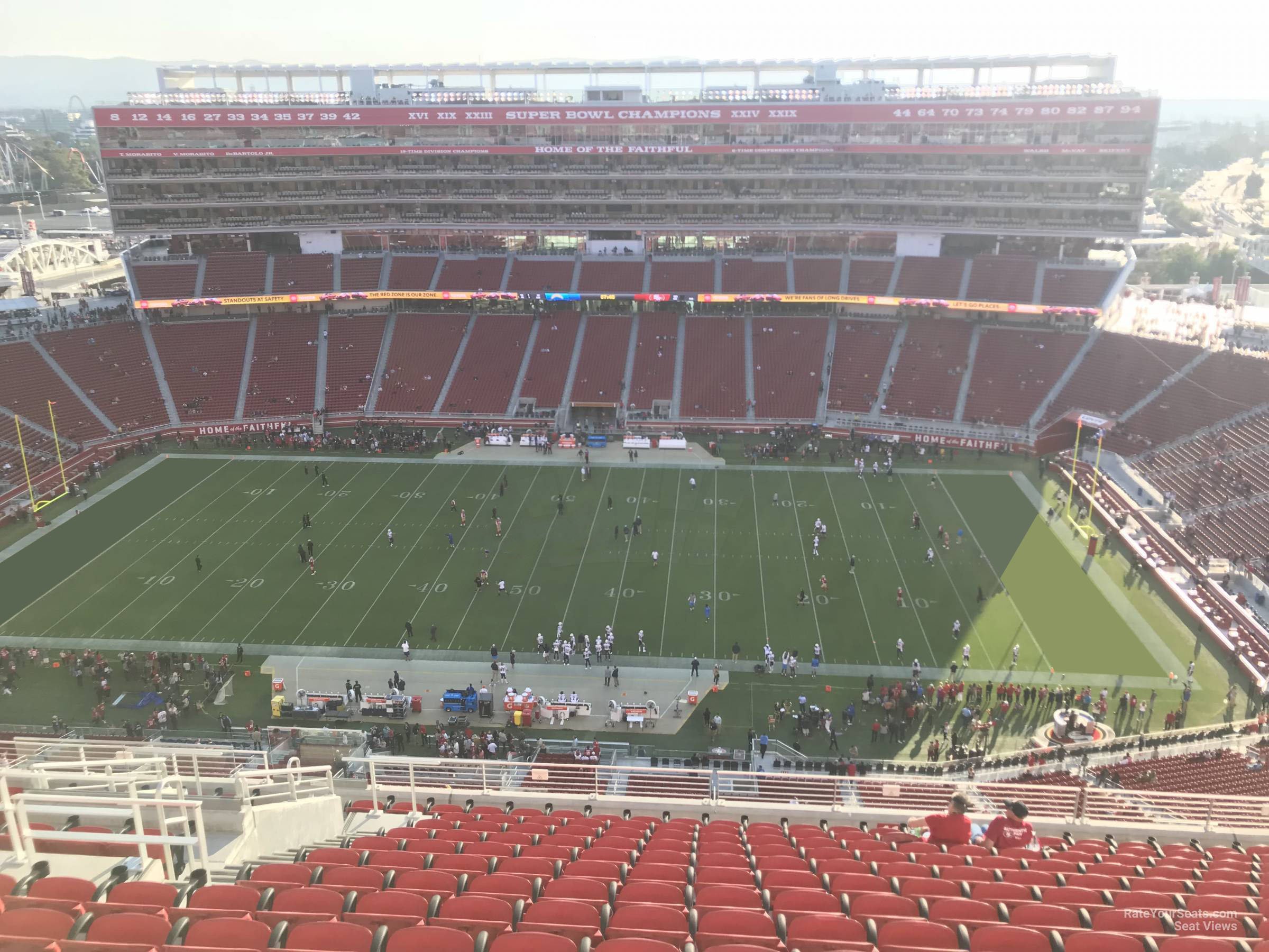 Section 410 at Levi's Stadium 