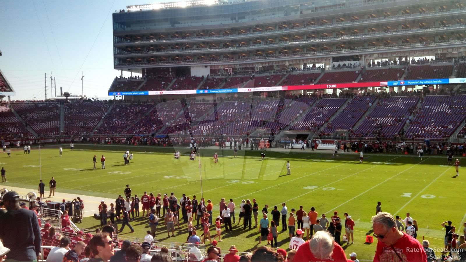 Section 110 at Levi's Stadium 