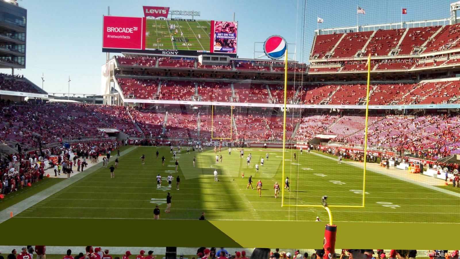 levi 39 s stadium section 128 rateyourseats com levi stadium seating chart with seat numbers