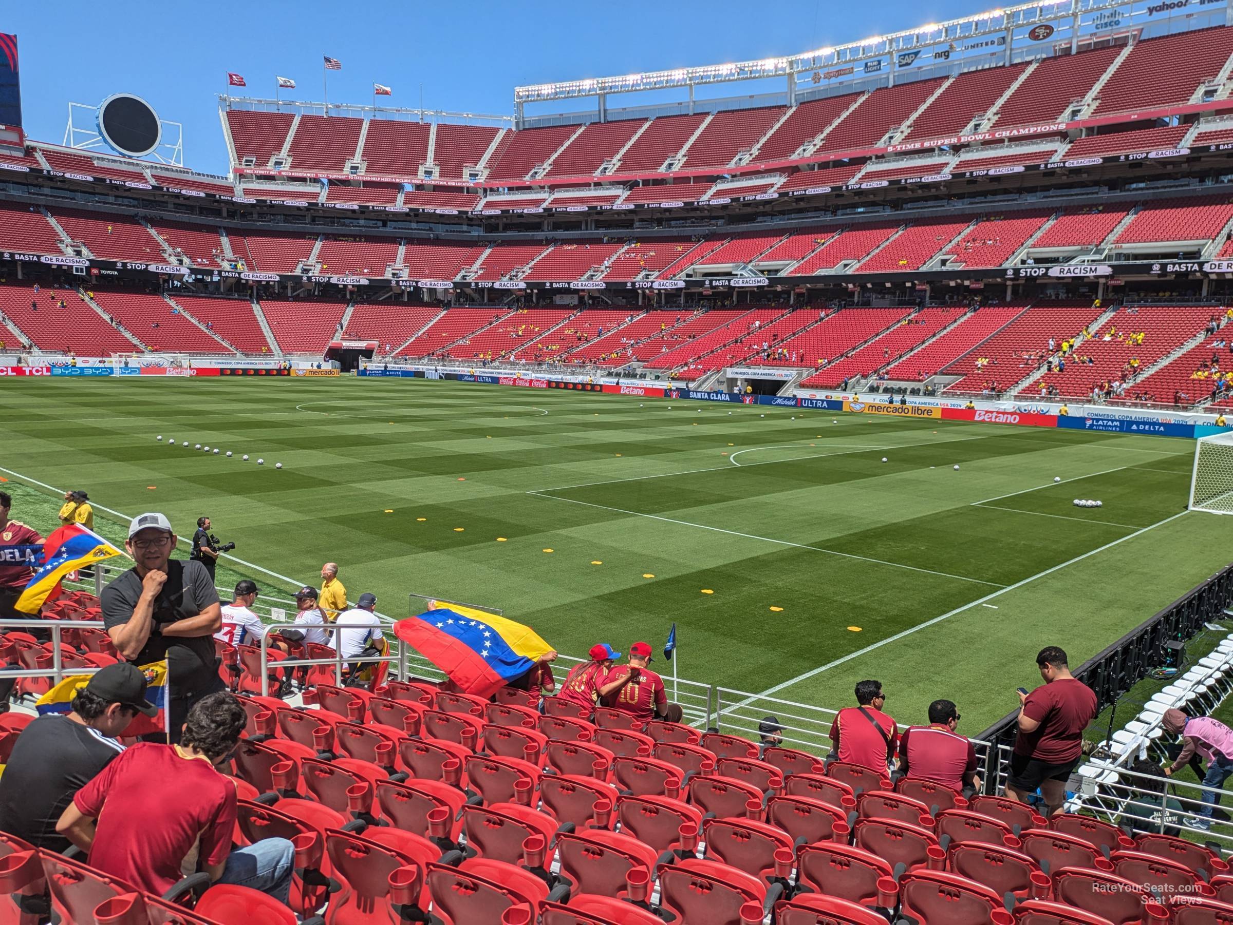 section 132, row 10 seat view  for soccer - levi