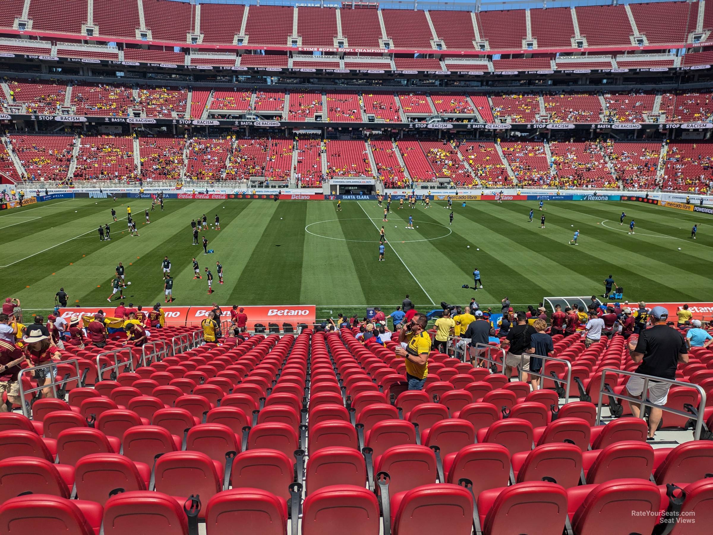 section c139, row 31 seat view  for soccer - levi