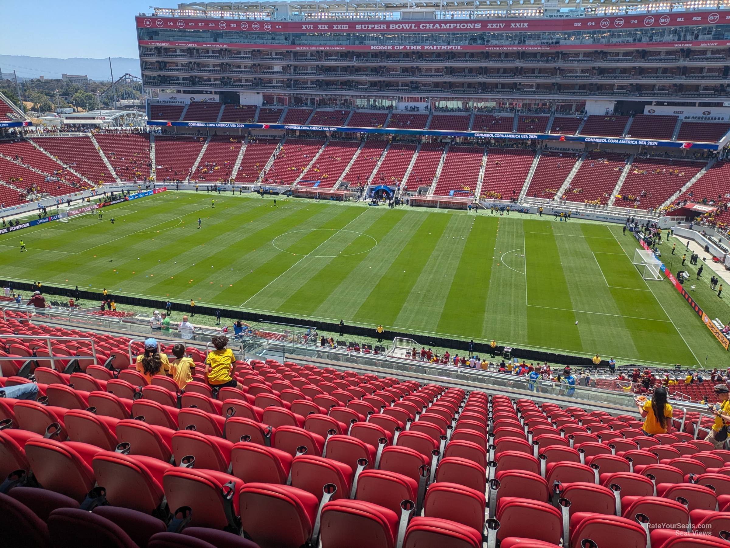 section c213, row 22 seat view  for soccer - levi