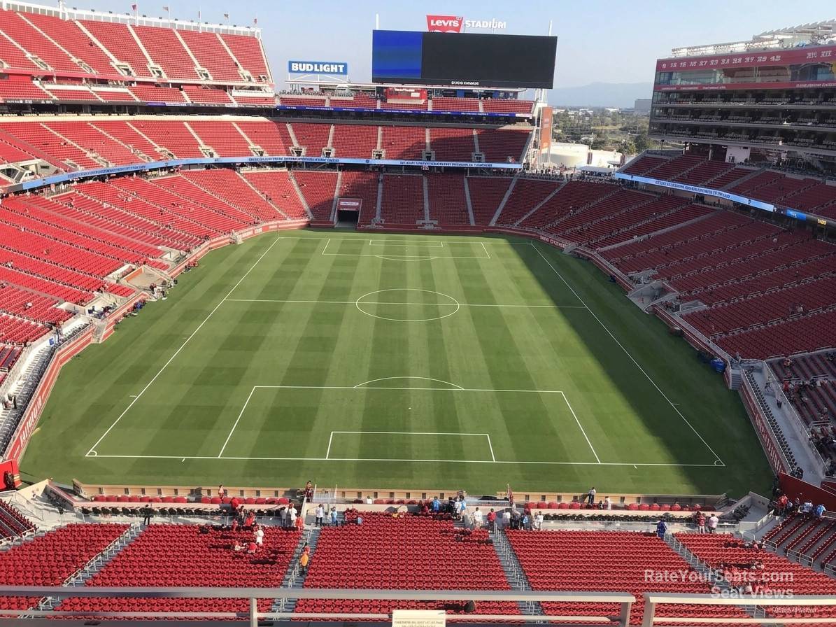 section 303, row 4 seat view  for soccer - levi's stadium