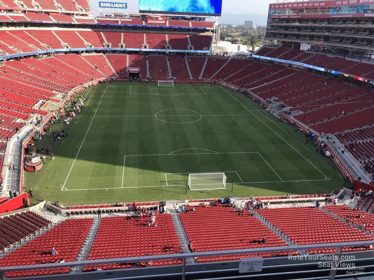 section 304, row 4 seat view  for soccer - levi's stadium