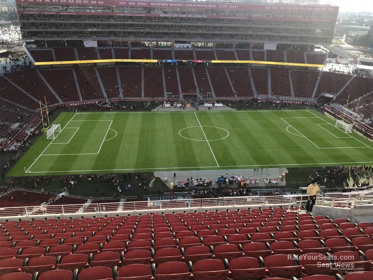 section 413, row 14 seat view  for soccer - levi's stadium