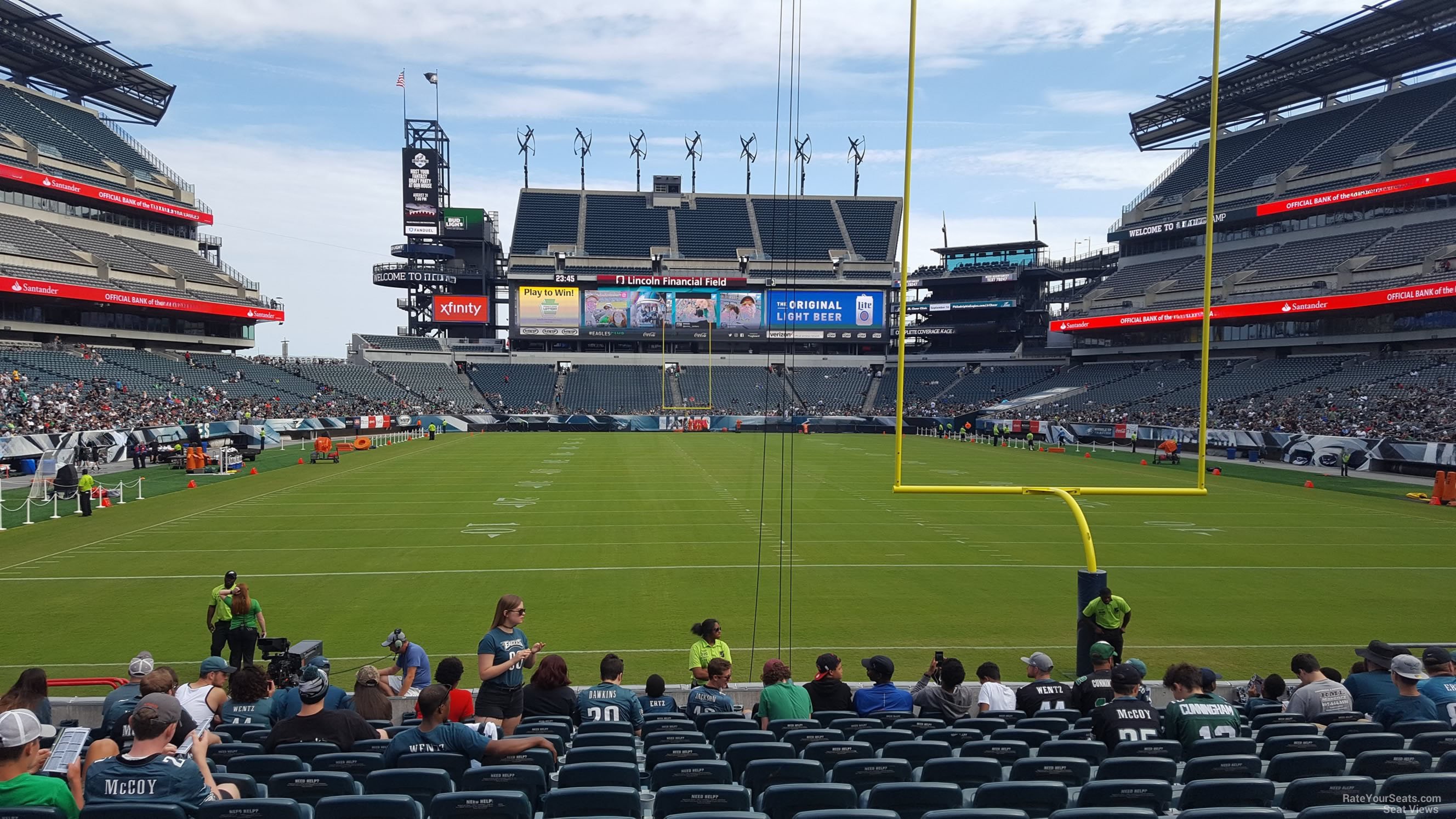 section 110, row 12 seat view  for football - lincoln financial field
