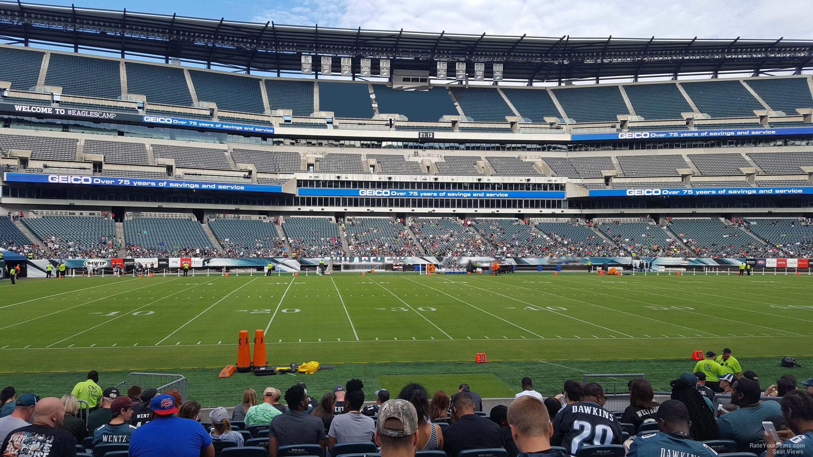 Section 118 at Lincoln Financial Field Philadelphia Eagles