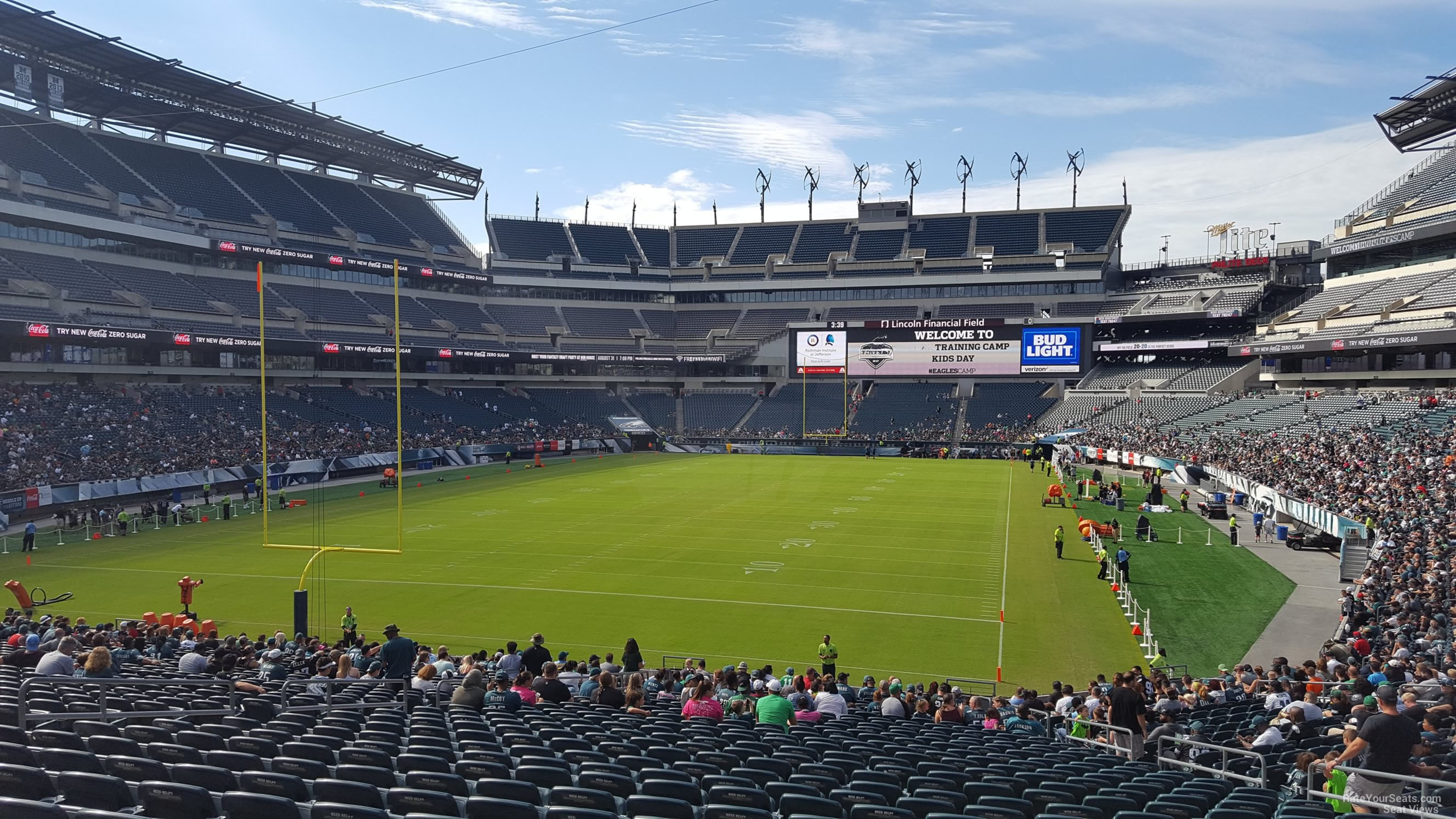 lincoln financial field section 131 philadelphia eagles eagles interactive seating chart