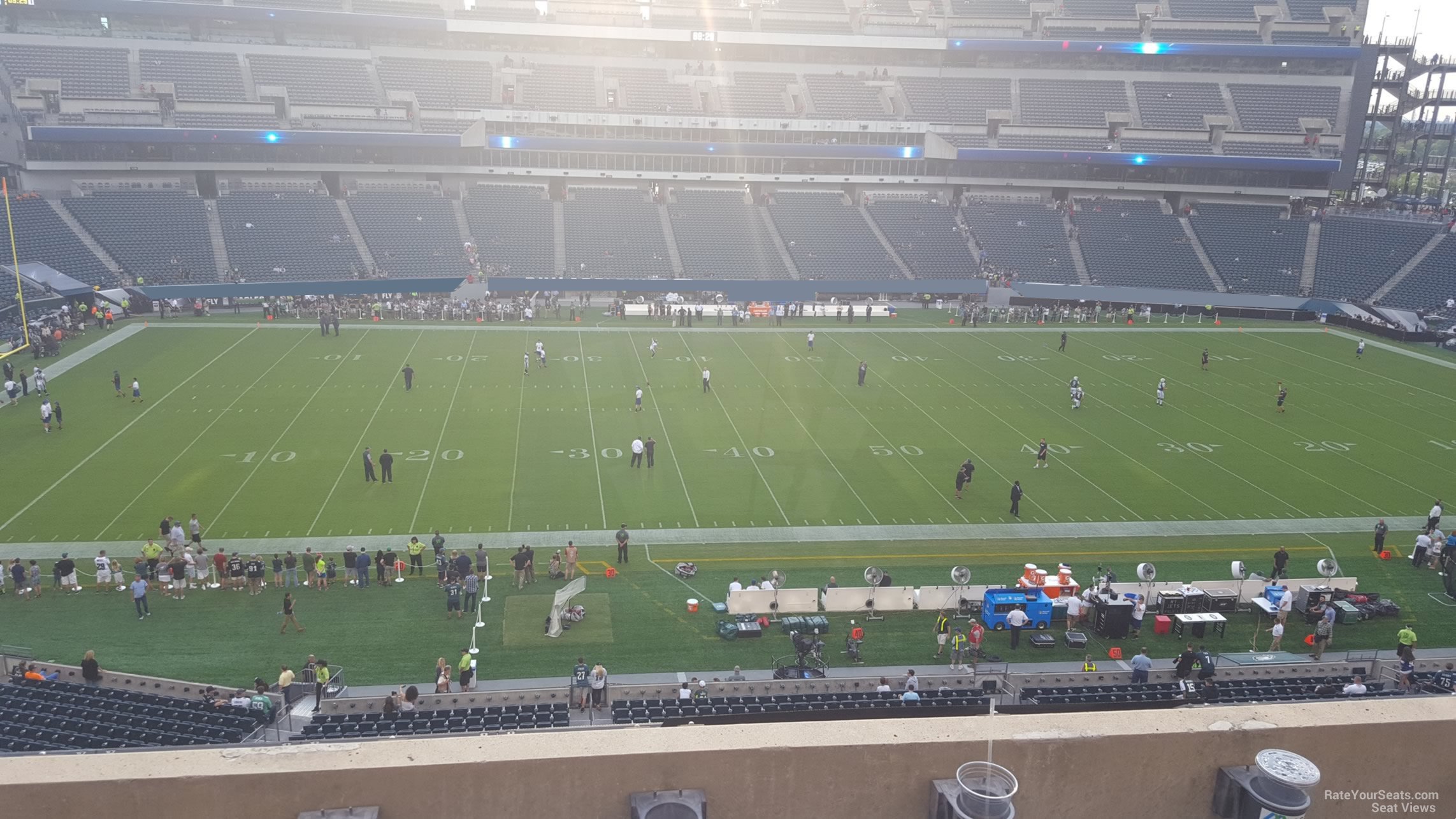 section c20, row 7 seat view  for football - lincoln financial field