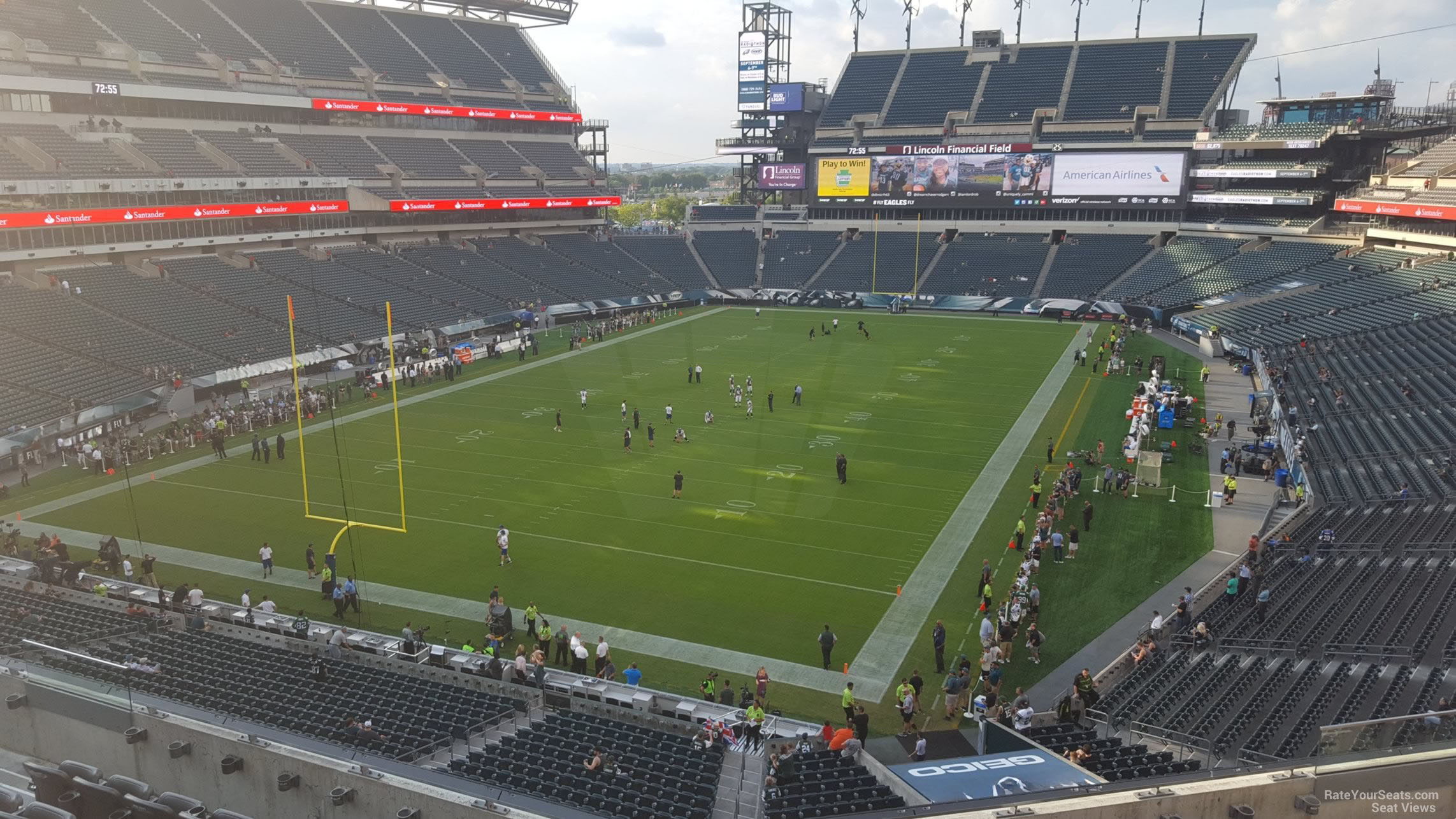 section m13, row 7 seat view  for football - lincoln financial field