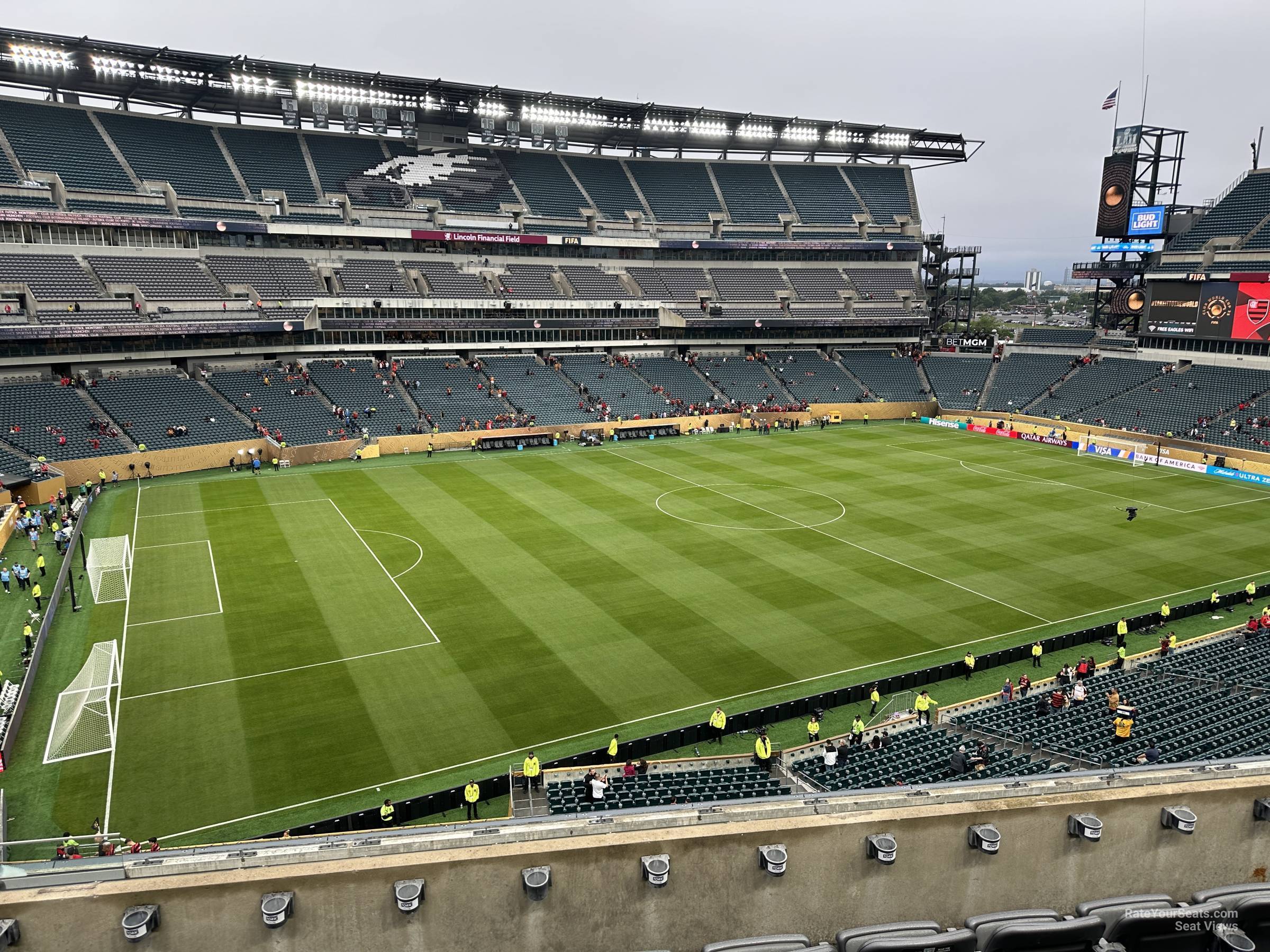 section c18, row 11 seat view  for soccer - lincoln financial field