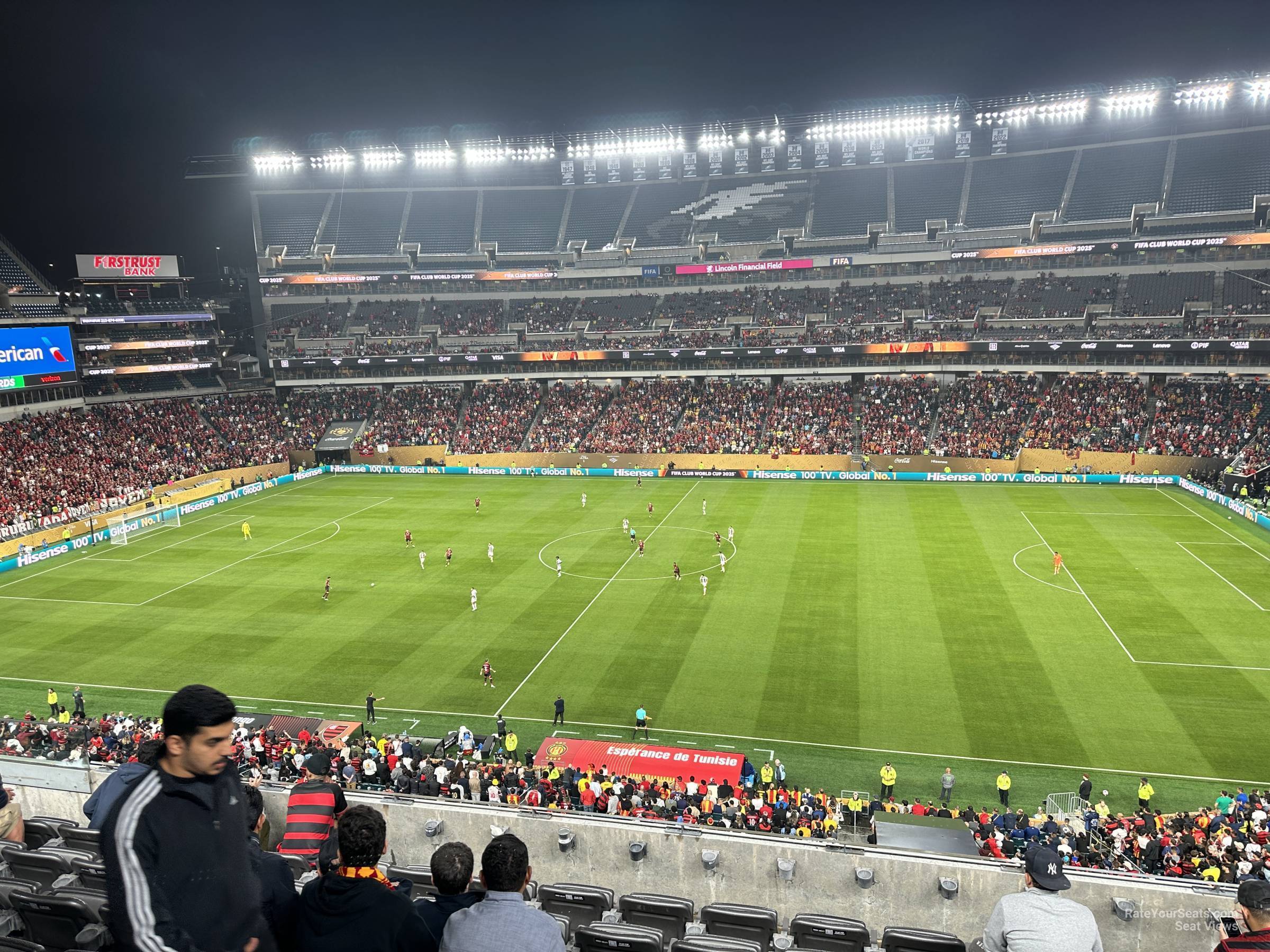 section c2, row 13 seat view  for soccer - lincoln financial field