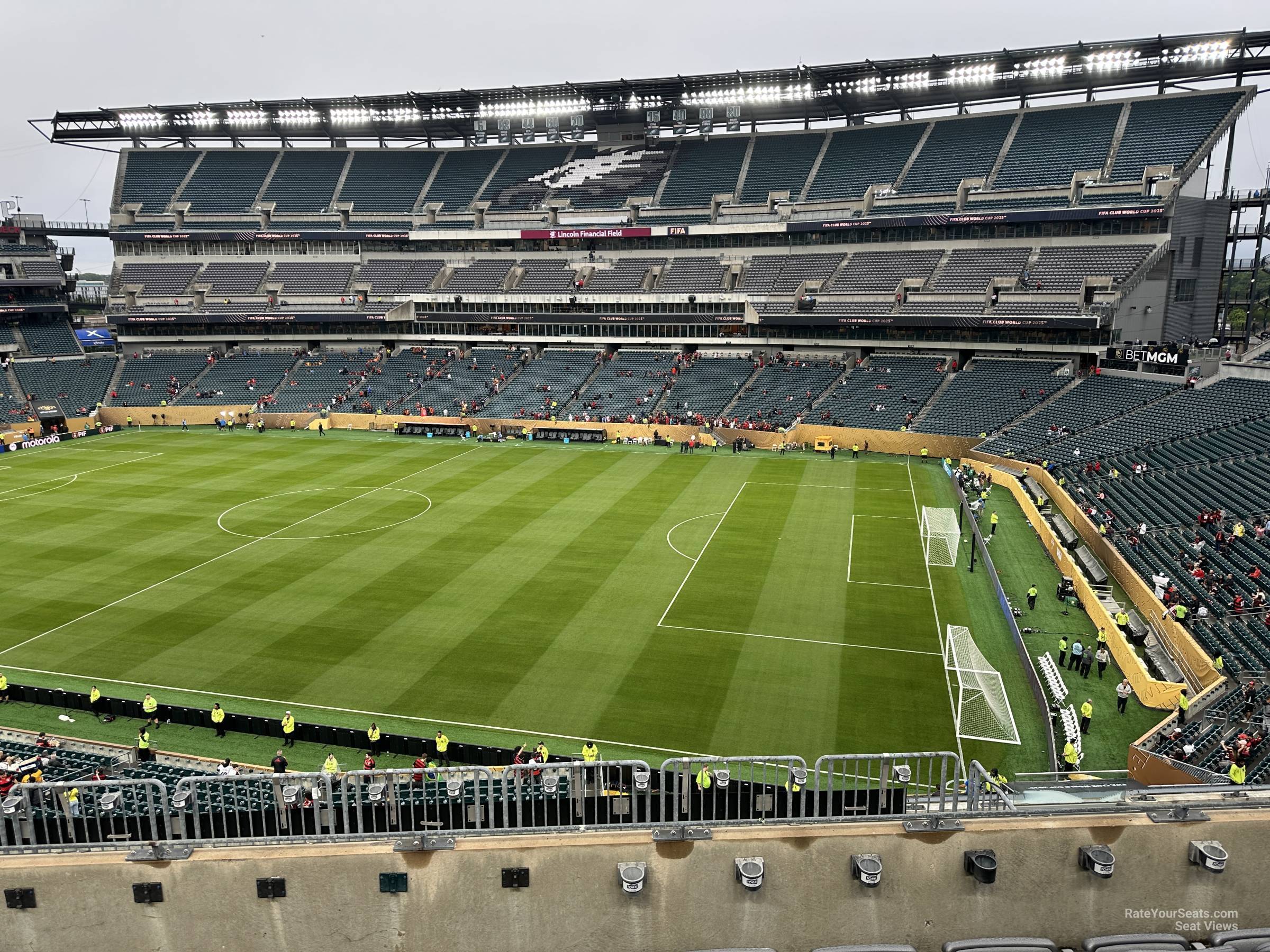 section c25, row 11 seat view  for soccer - lincoln financial field