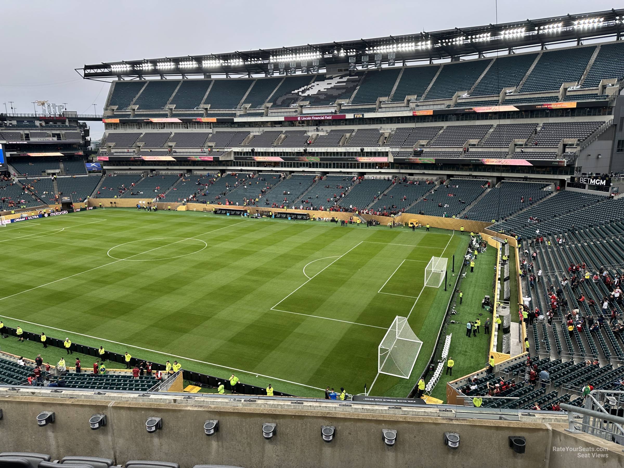section c26, row 11 seat view for soccer - lincoln financial field