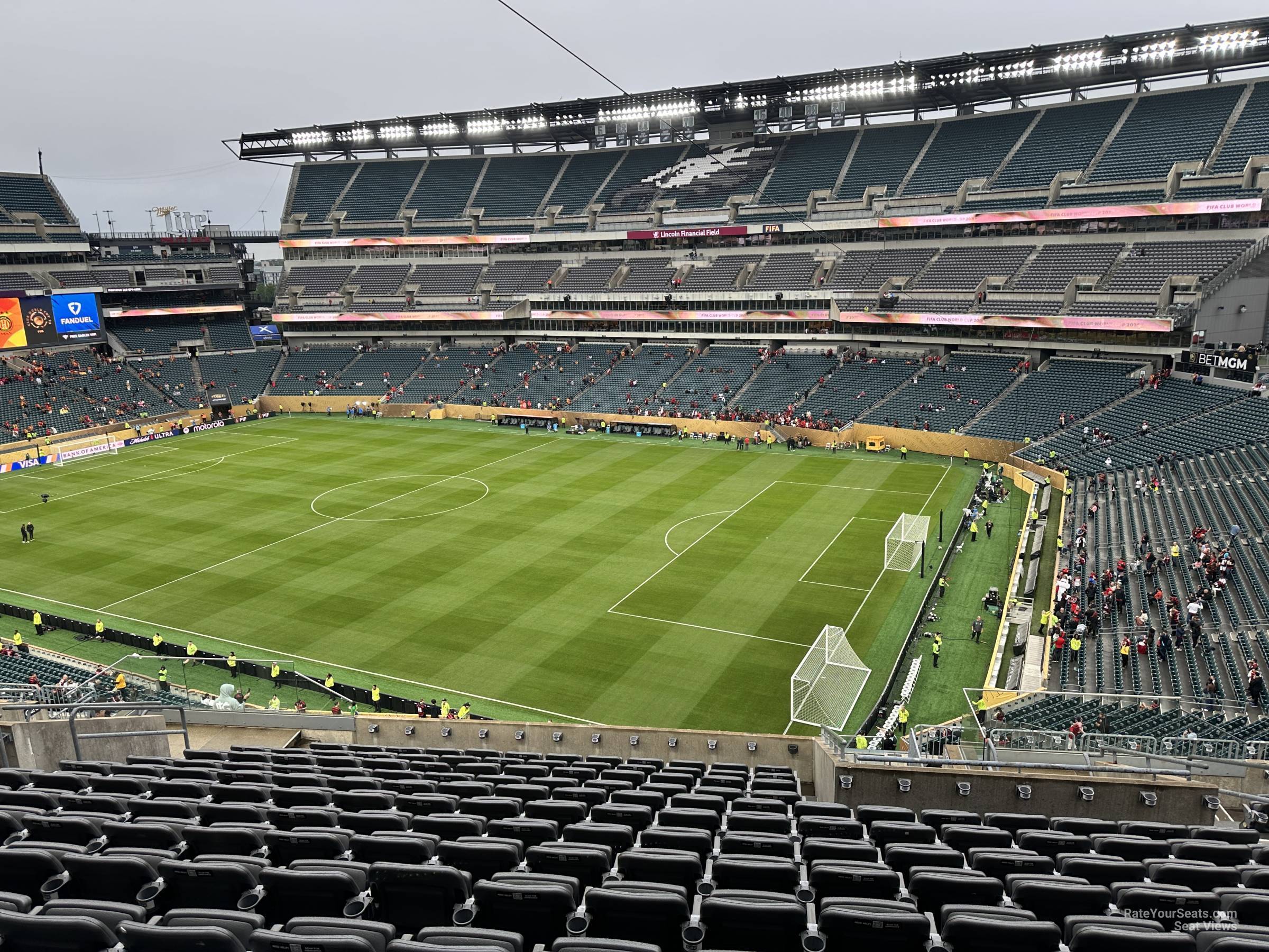 section c26, row 18 seat view  for soccer - lincoln financial field