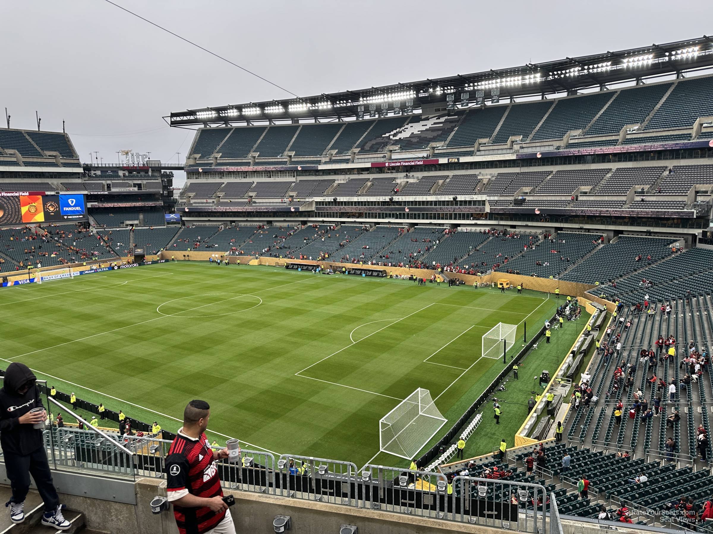 section c27, row 11 seat view  for soccer - lincoln financial field
