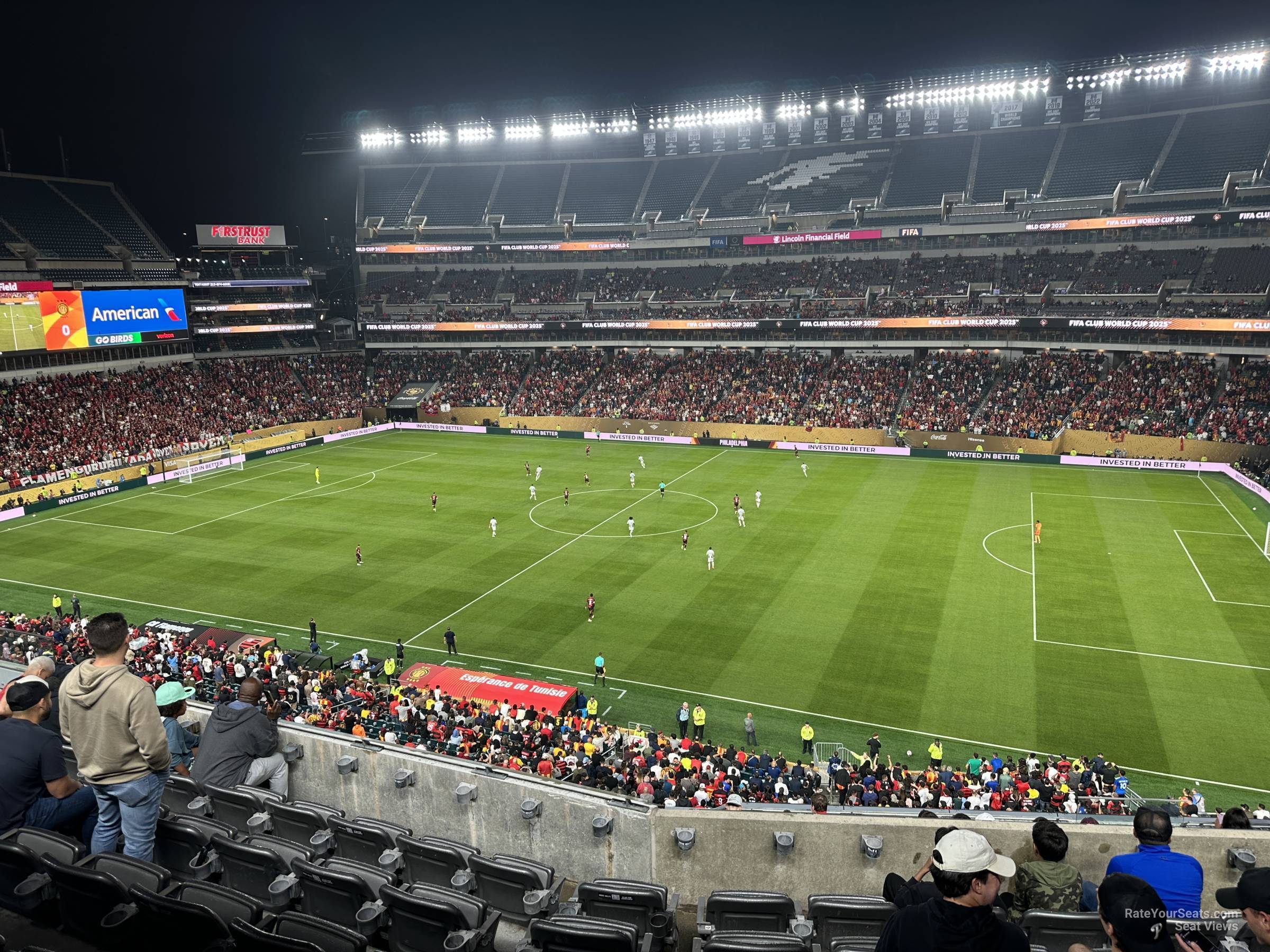 section c3, row 12 seat view  for soccer - lincoln financial field