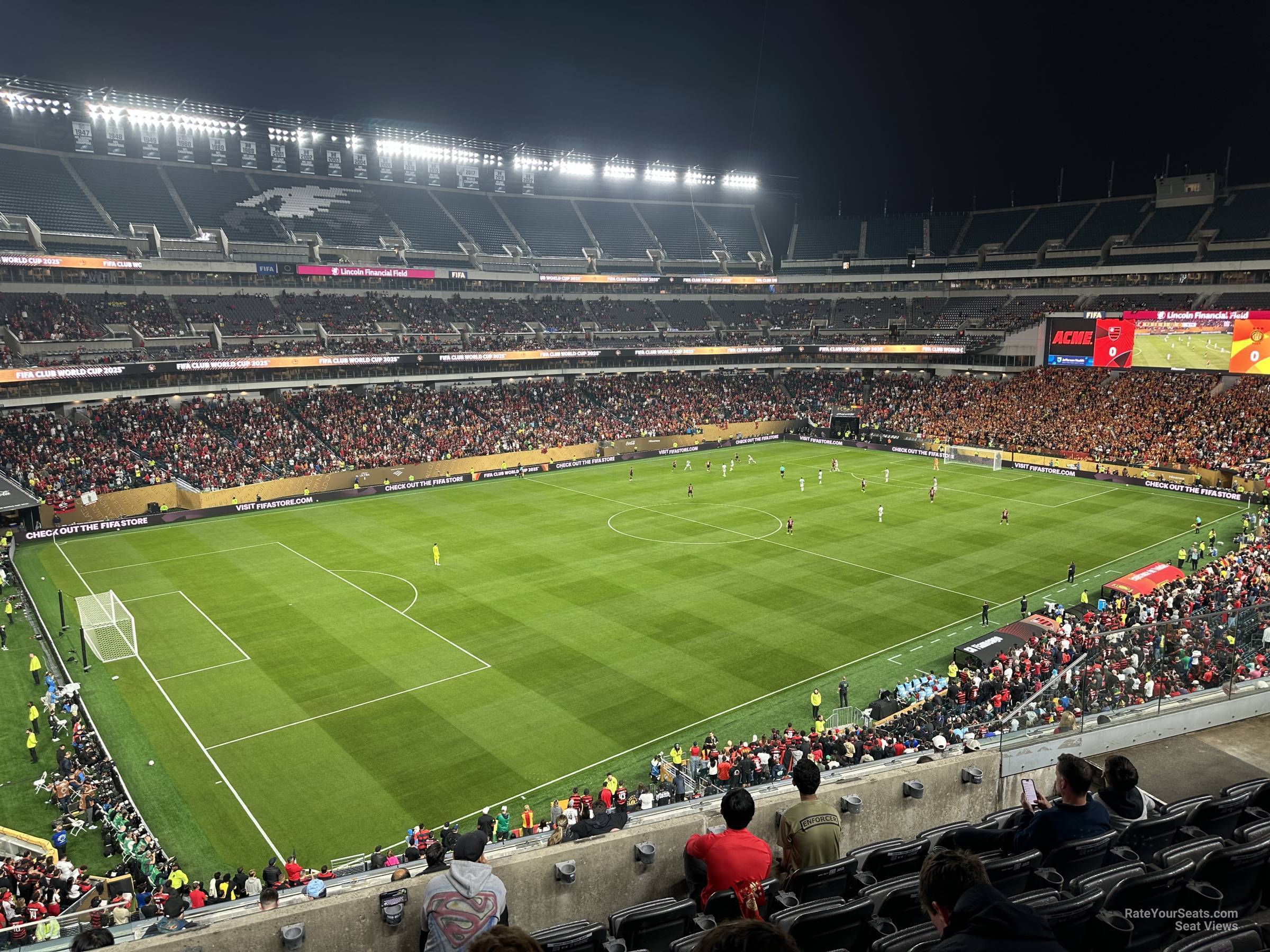section c36, row 12 seat view  for soccer - lincoln financial field