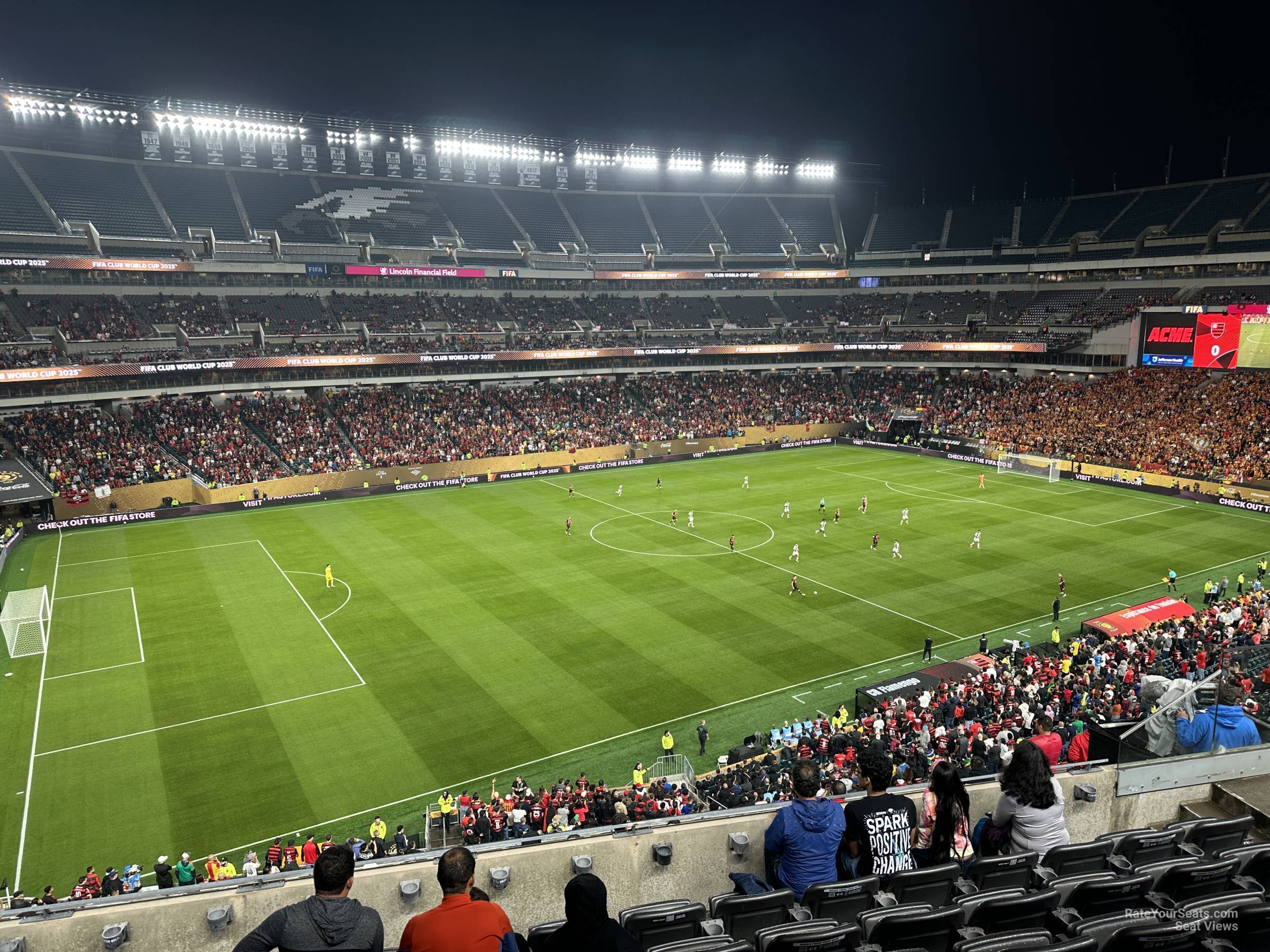 section c37, row 12 seat view  for soccer - lincoln financial field