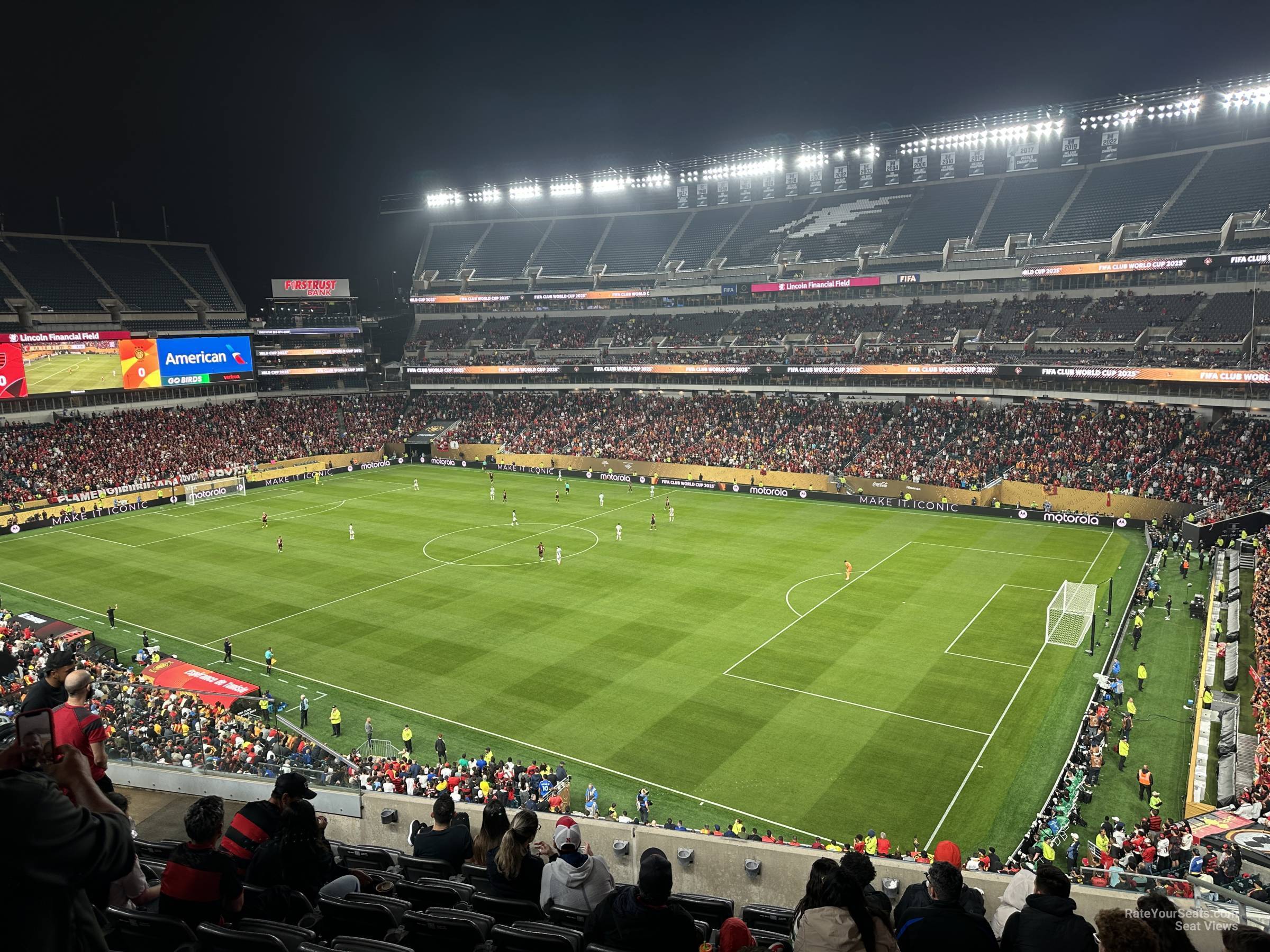 section c5, row 14 seat view  for soccer - lincoln financial field