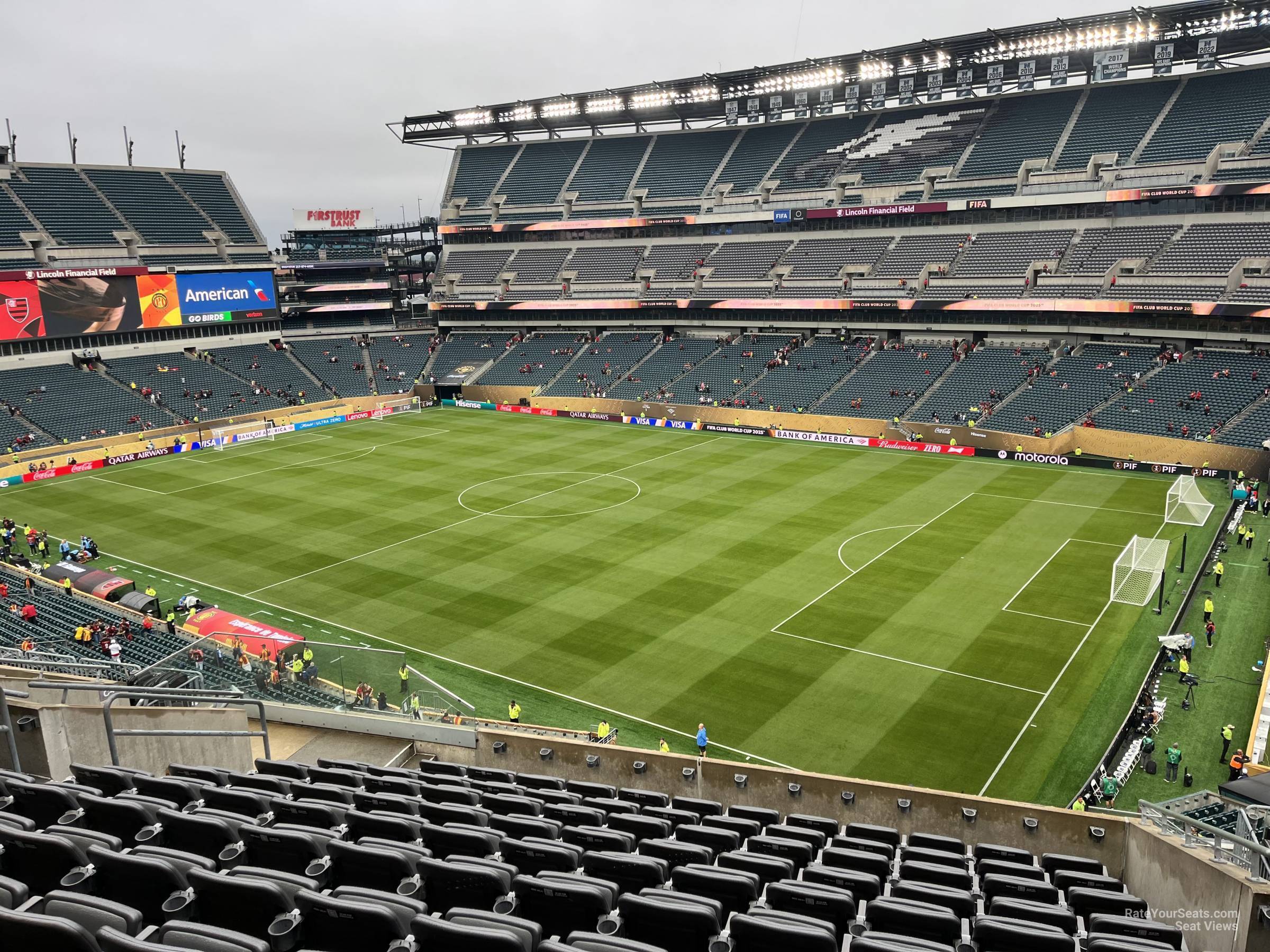 section c5, row 16 seat view for soccer - lincoln financial field