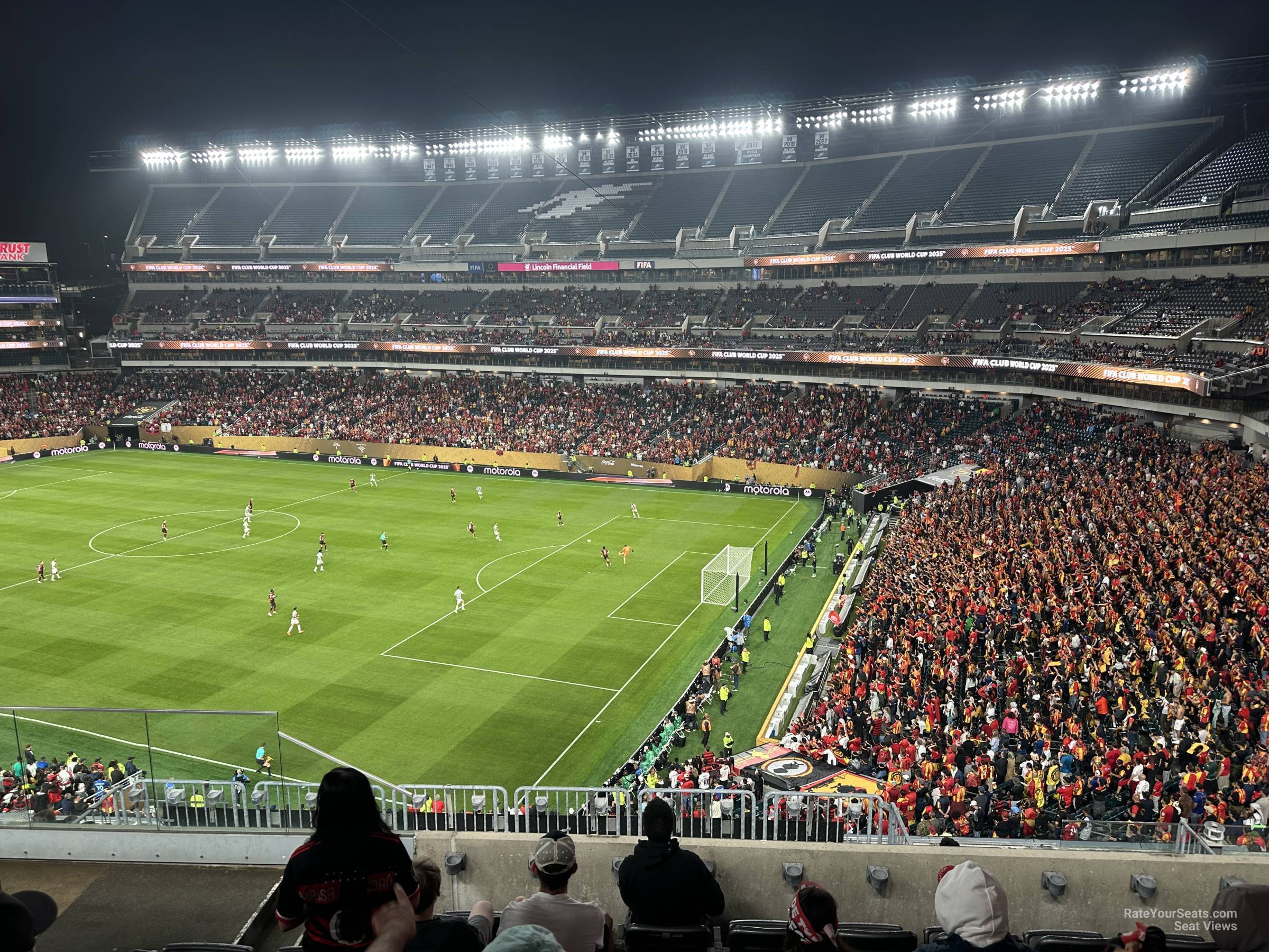 section c6, row 12 seat view  for soccer - lincoln financial field