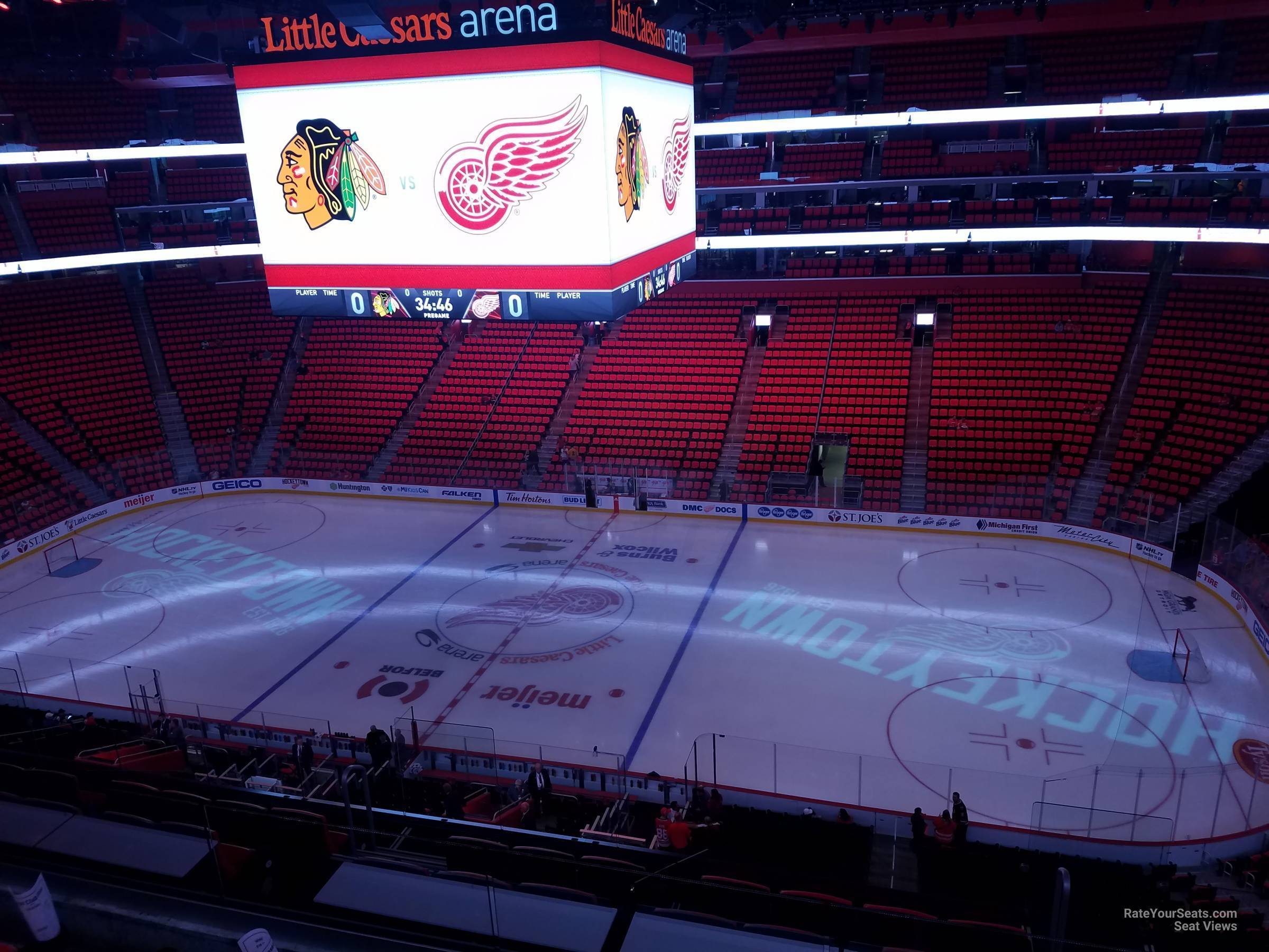 Mezzanine 16 at Little Caesars Arena 