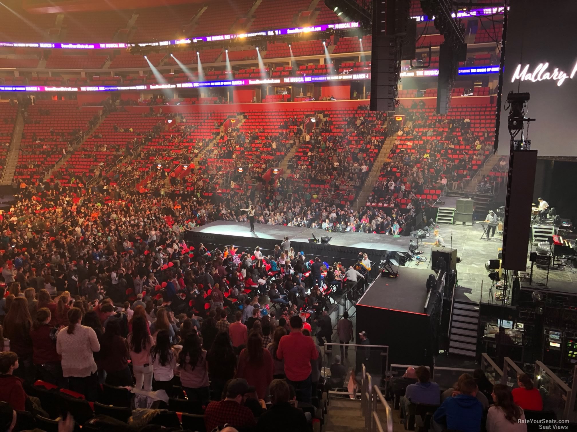 Little Caesars Arena Seat View Concert Two Birds Home