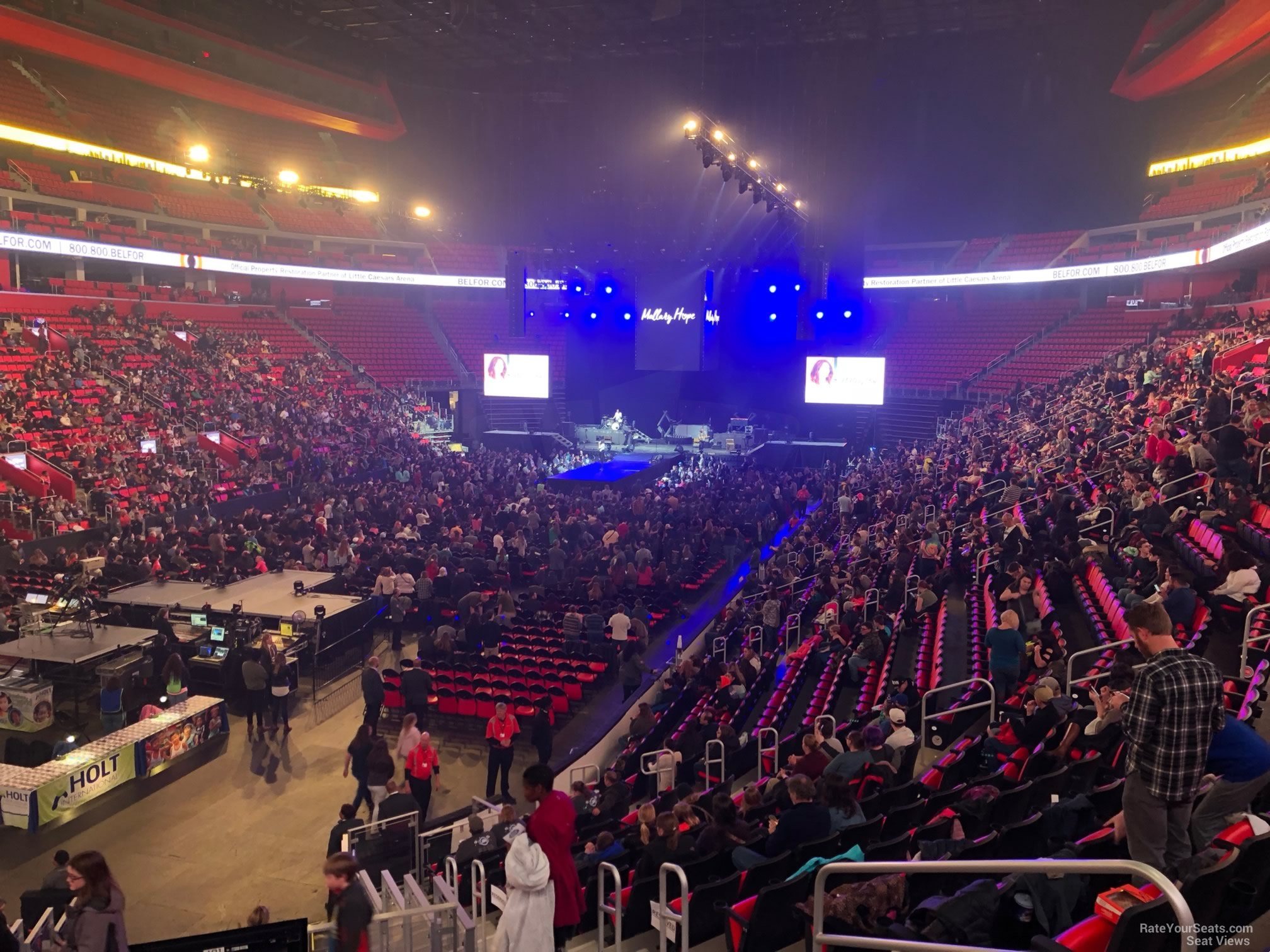 Little Caesars Arena Seat View Concert Two Birds Home