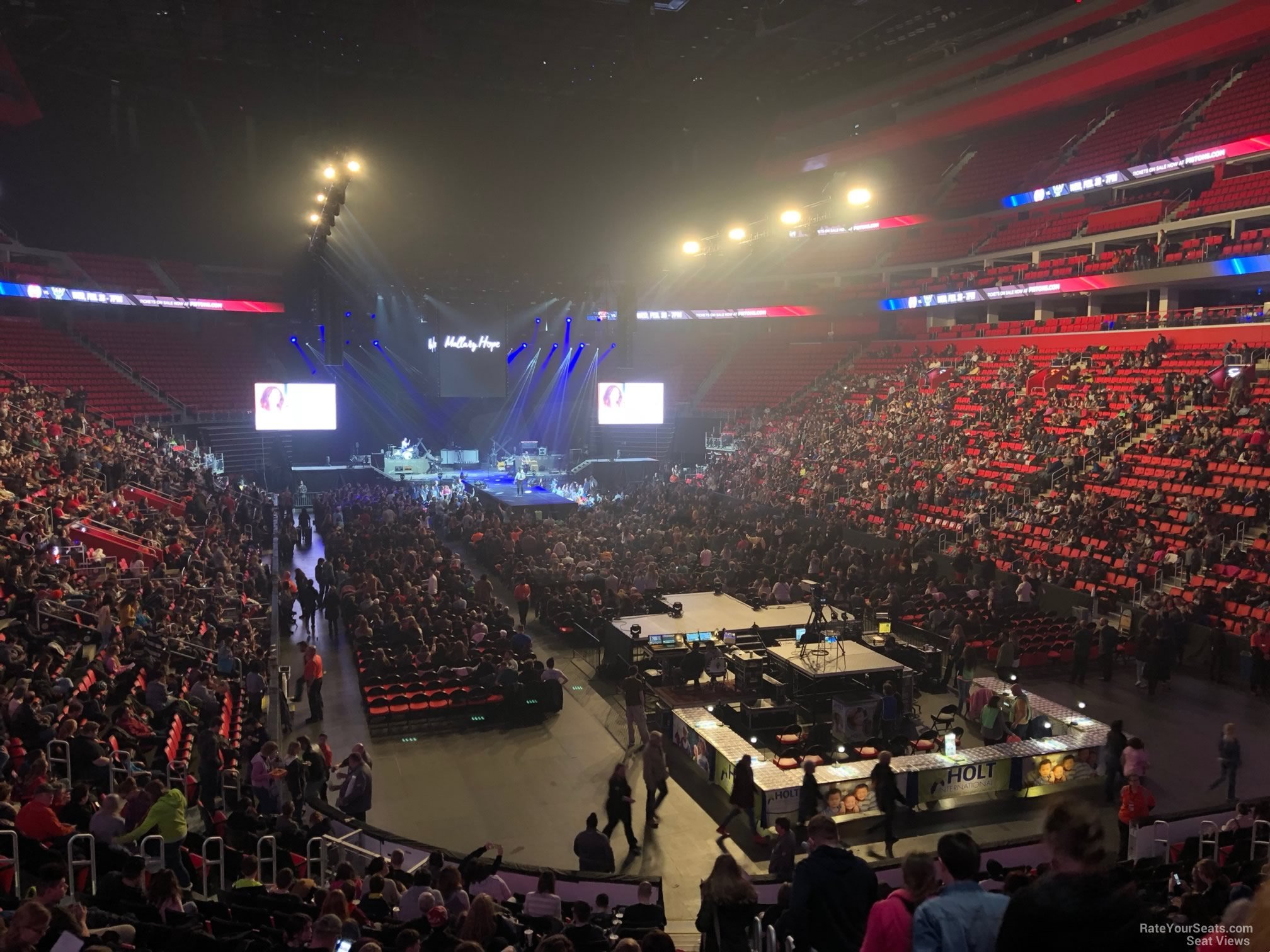 Little Caesars Arena Seating Chart Wwe