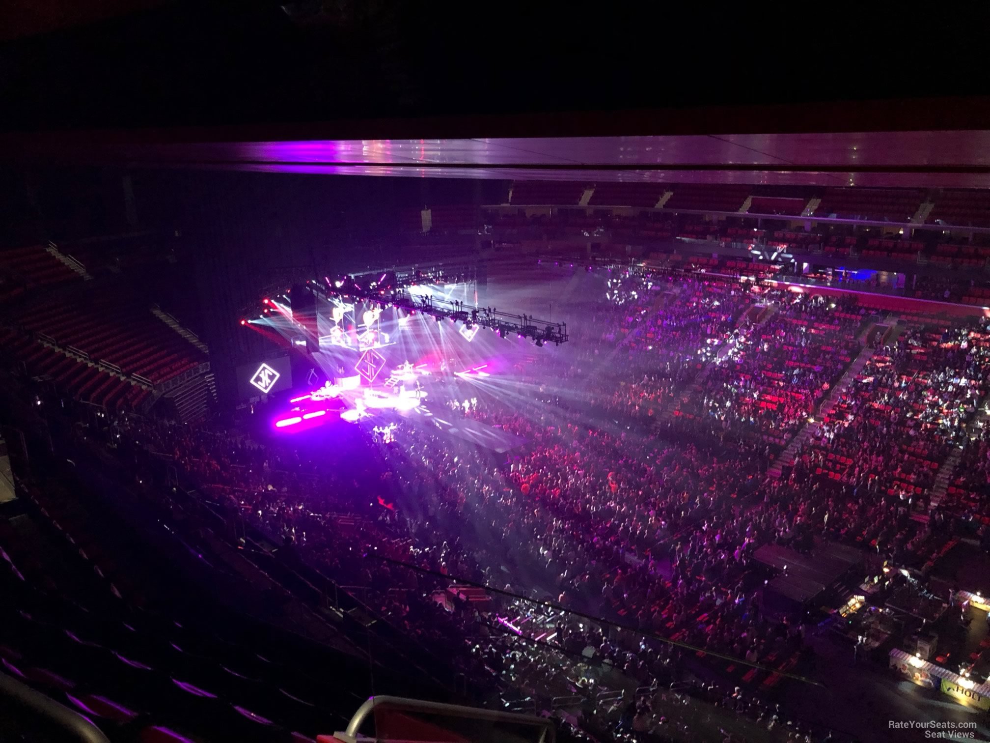 section 223, row 7 seat view  for concert - little caesars arena