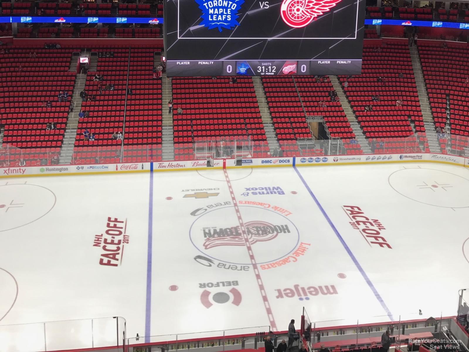 Red Wings Little Caesars Arena Seating Chart