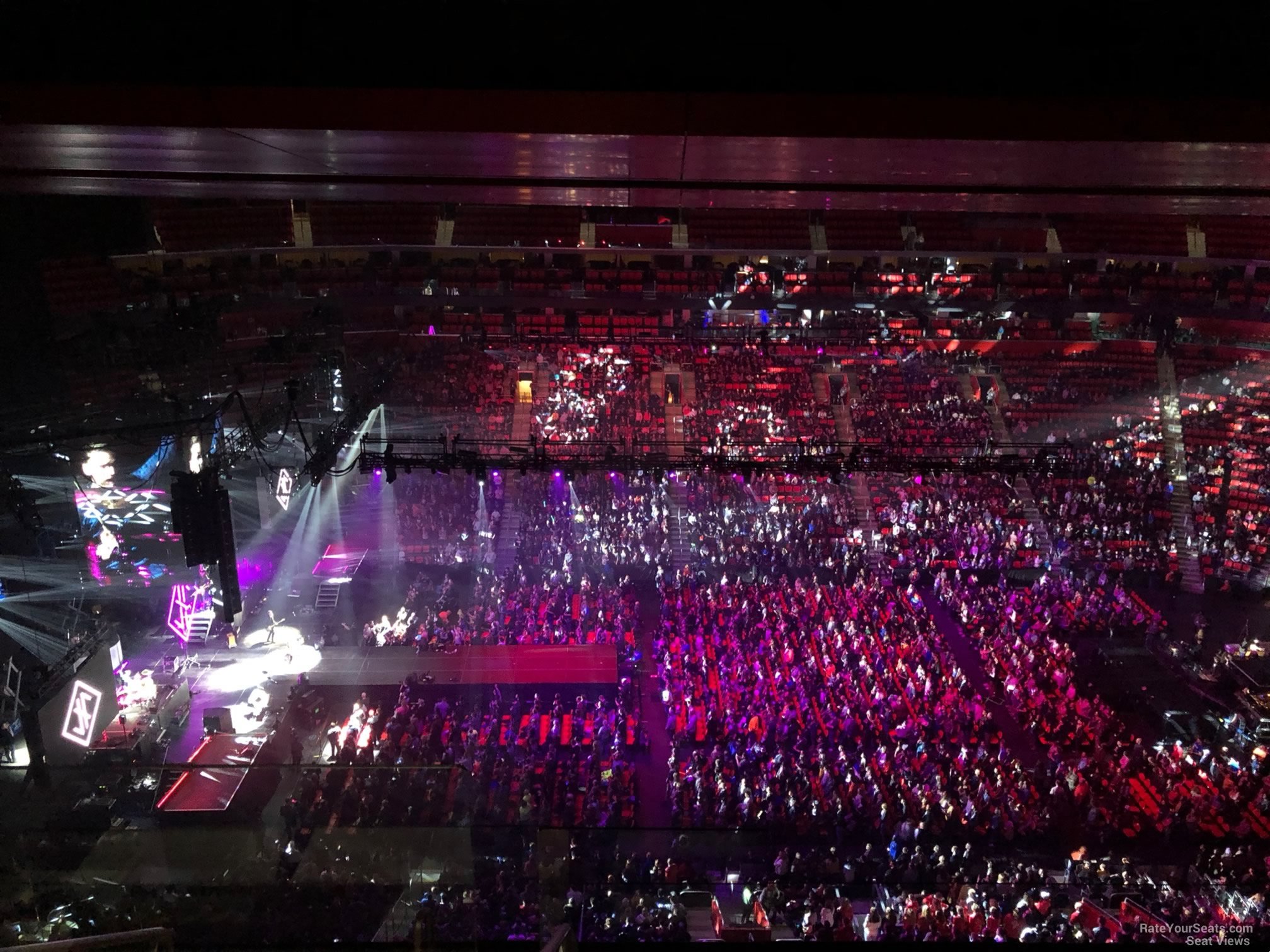 section 228, row 7 seat view  for concert - little caesars arena