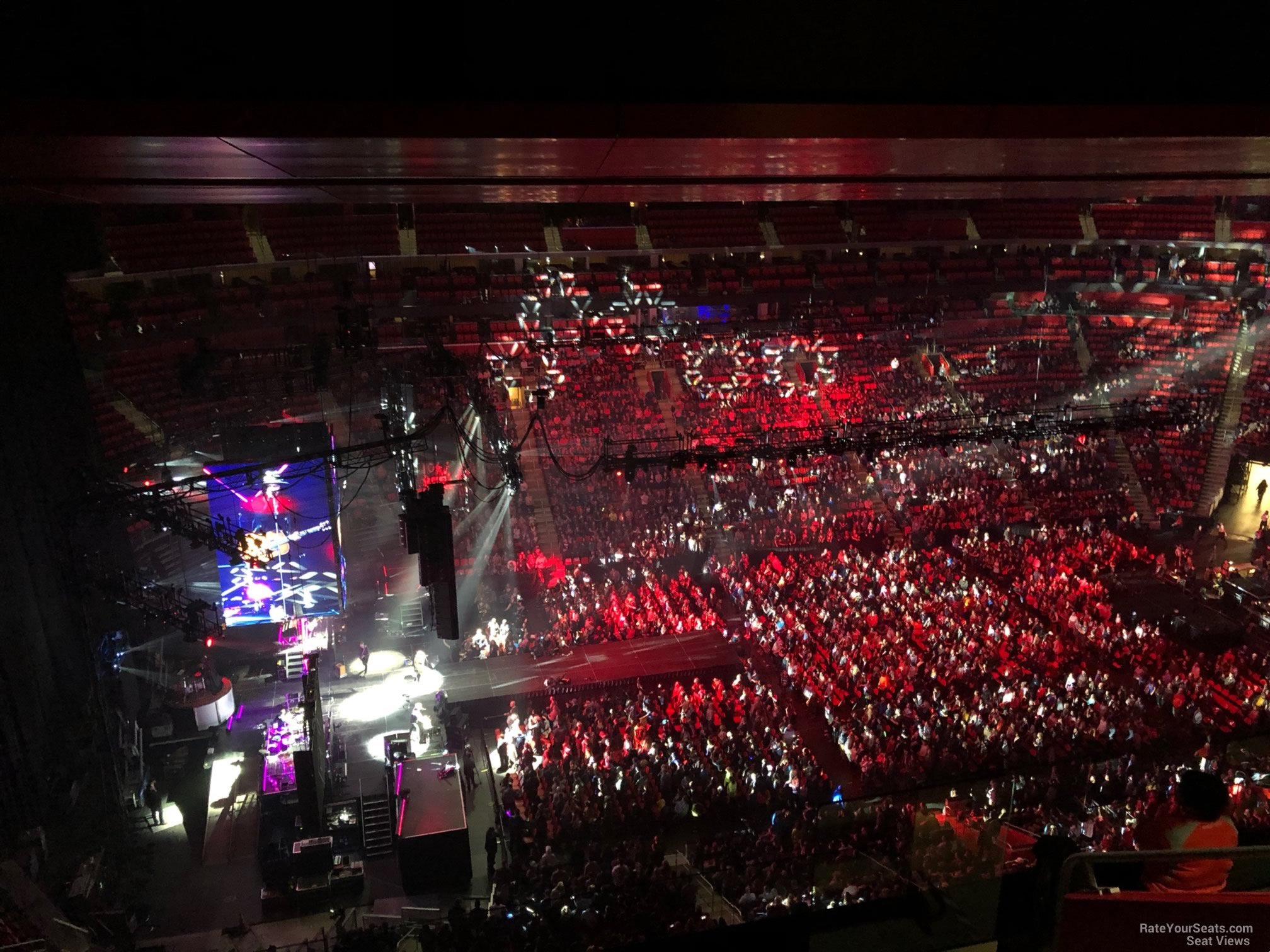 section 229, row 7 seat view  for concert - little caesars arena