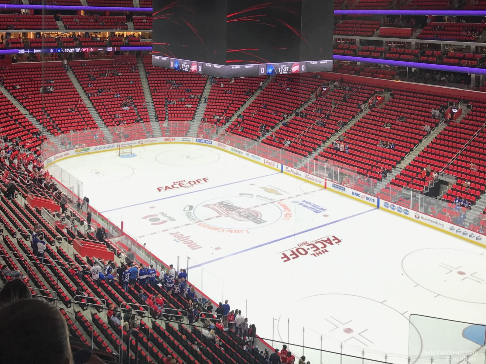 Mezzanine 12 at Little Caesars Arena 