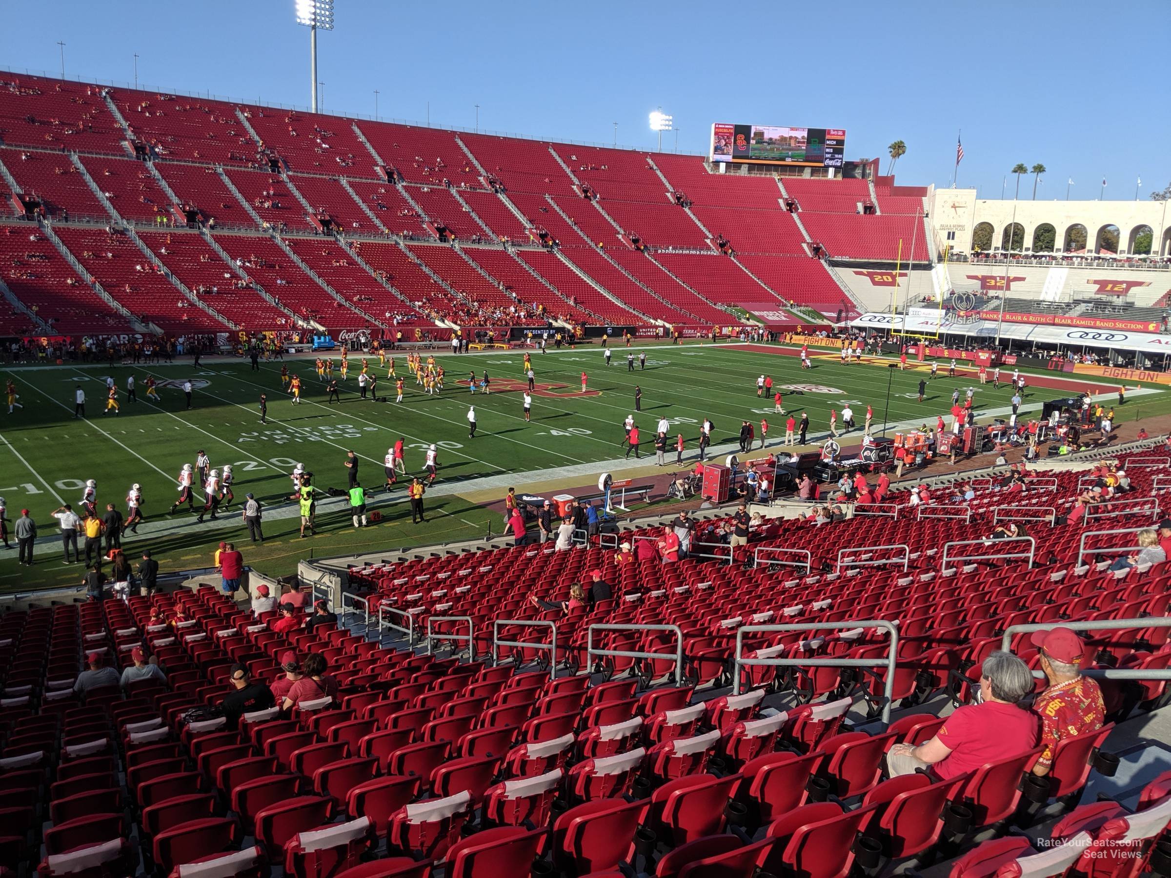 La Coliseum Row Seating Chart