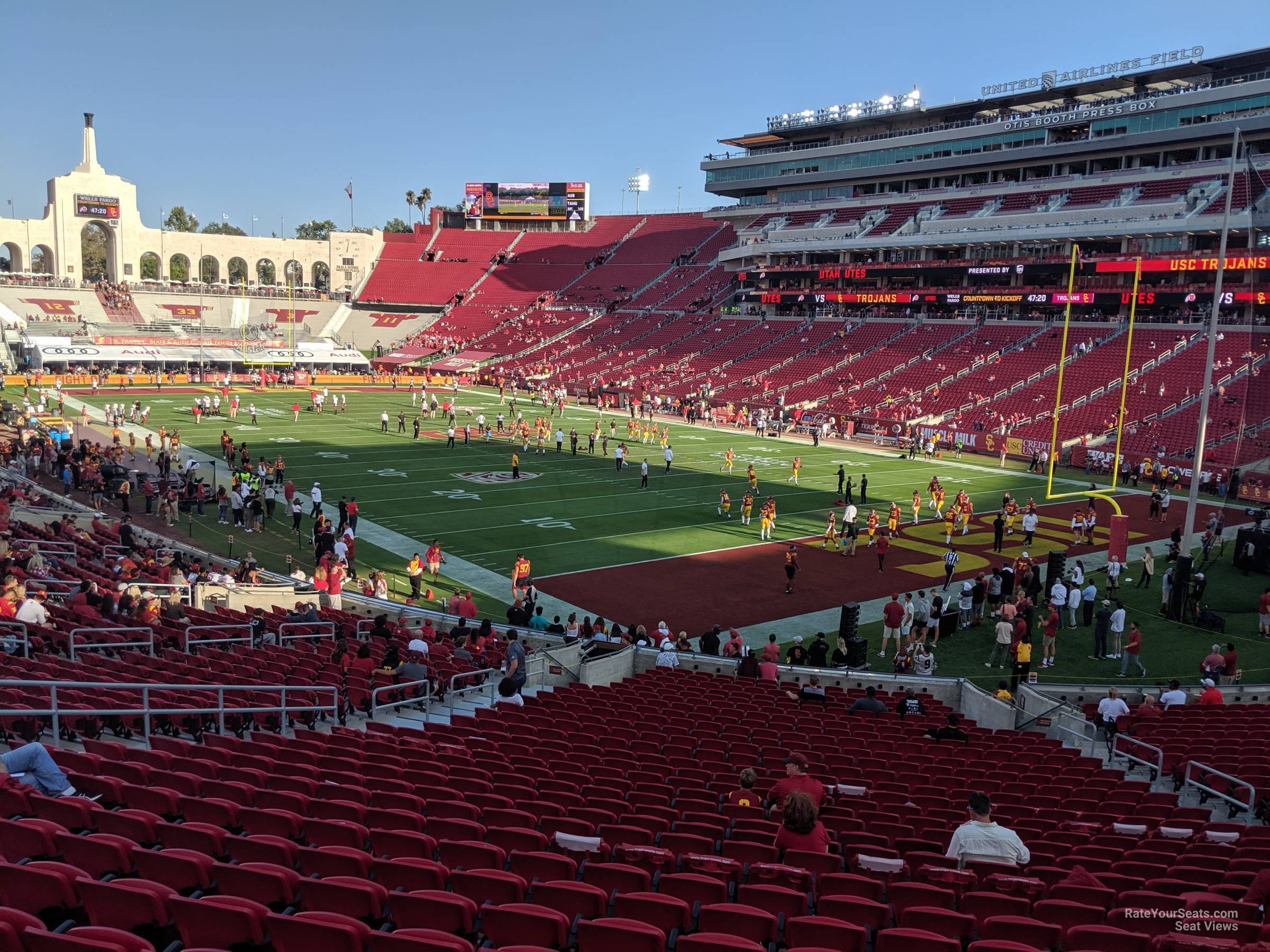 Section 117 at Los Angeles Memorial Coliseum