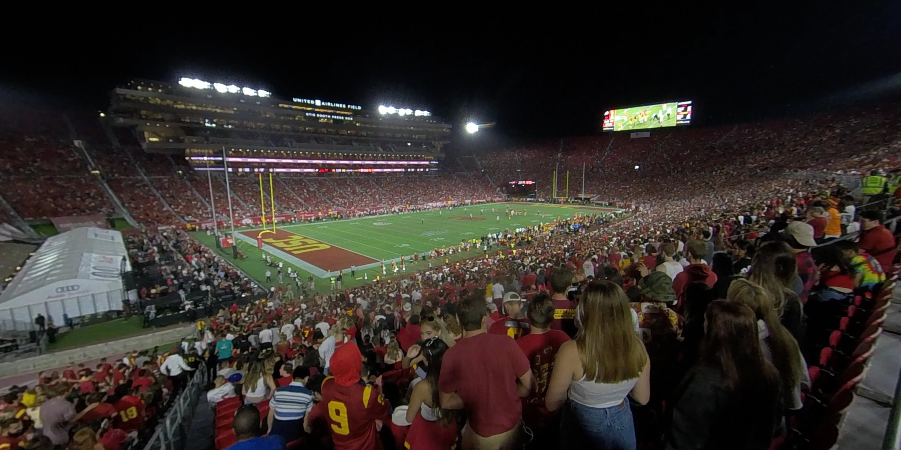 section 126 panoramic seat view  - los angeles memorial coliseum