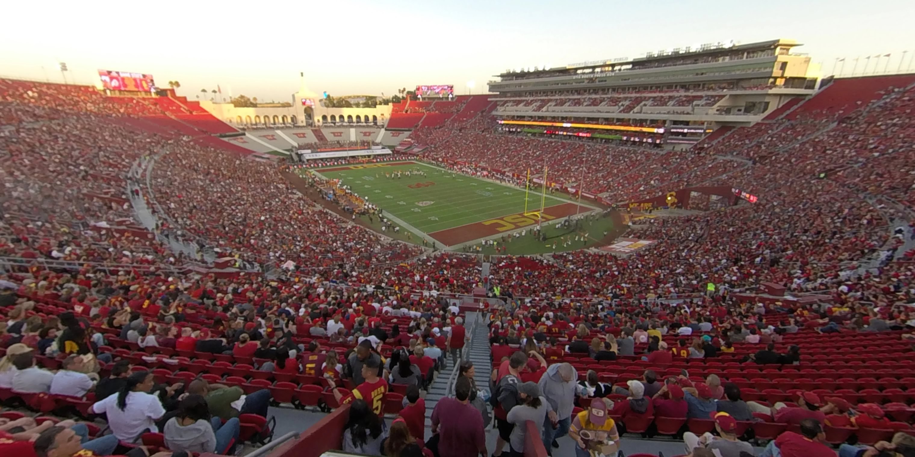 section 316 panoramic seat view  - los angeles memorial coliseum