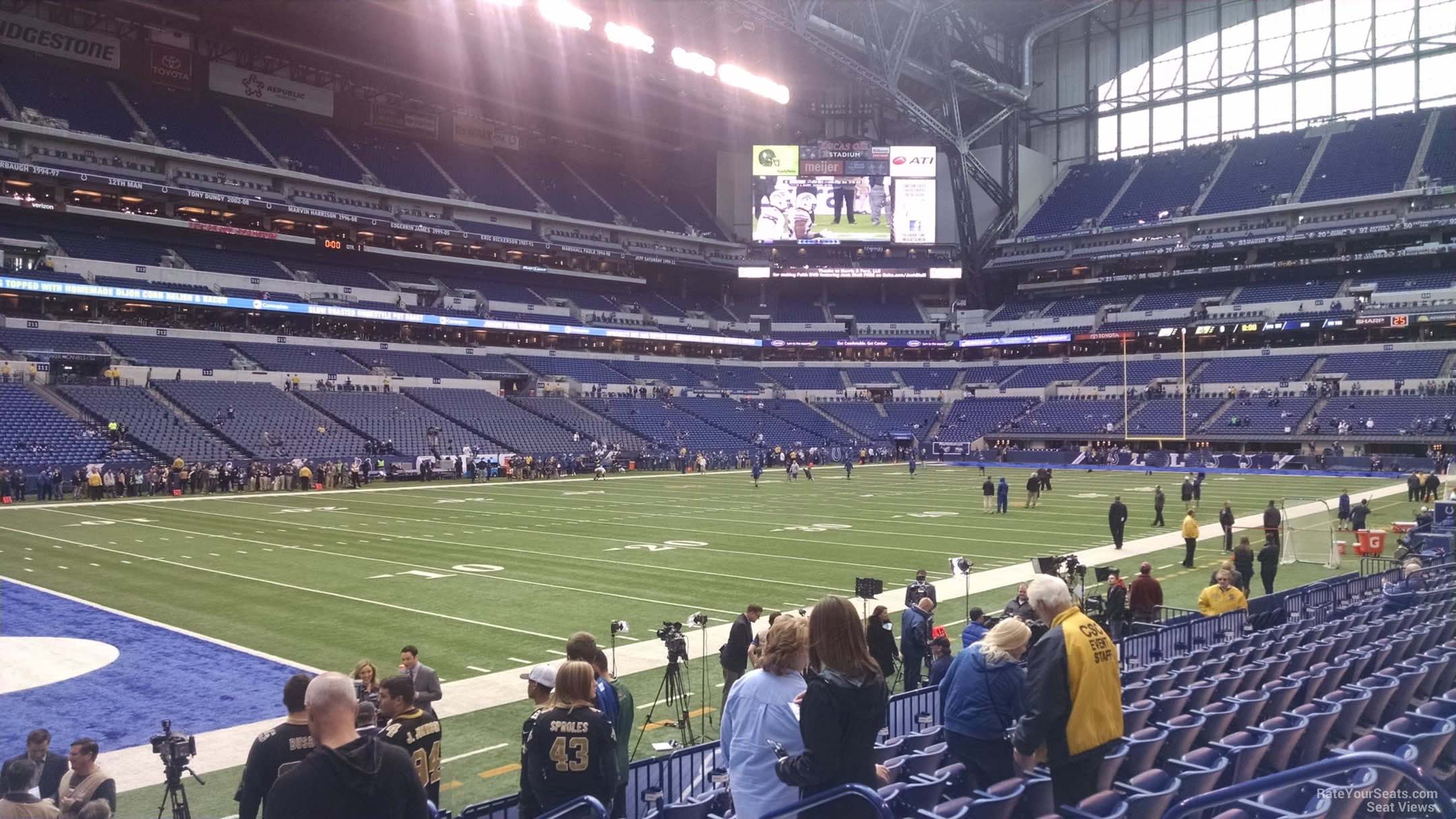 Section 145 at Lucas Oil Stadium