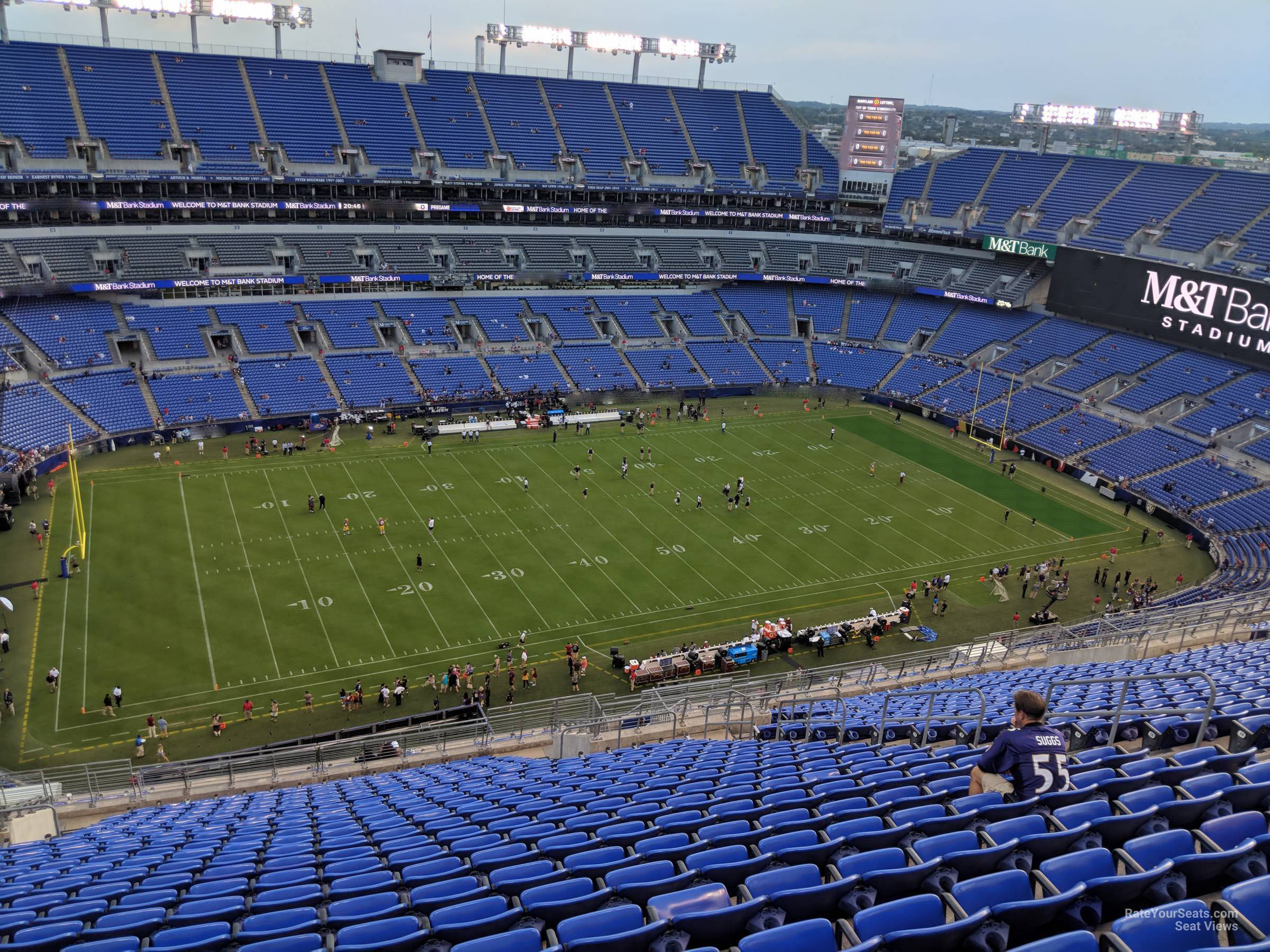 section 503, row 26 seat view  for football - m&t bank stadium