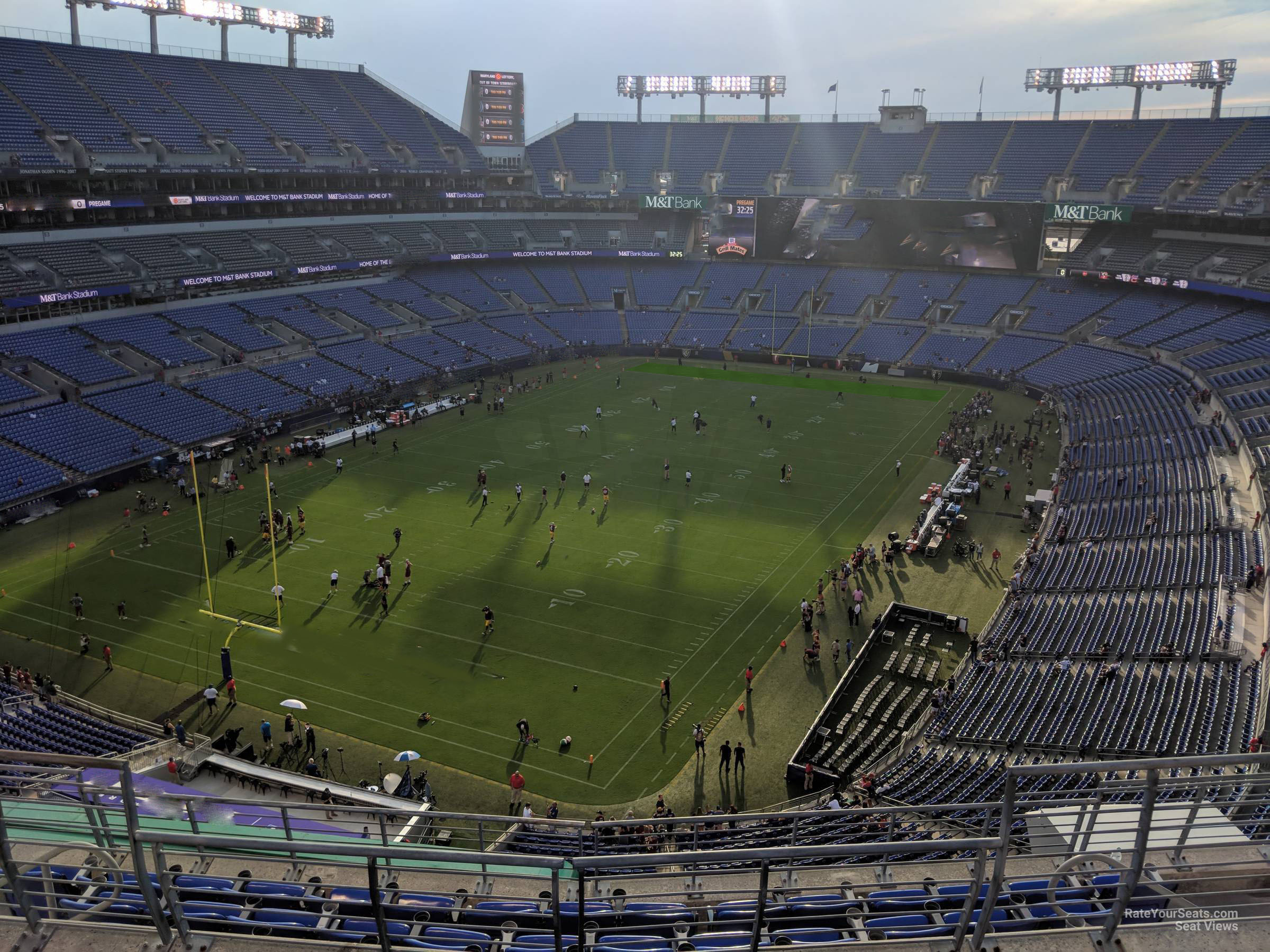 section 509, row 8 seat view  for football - m&t bank stadium