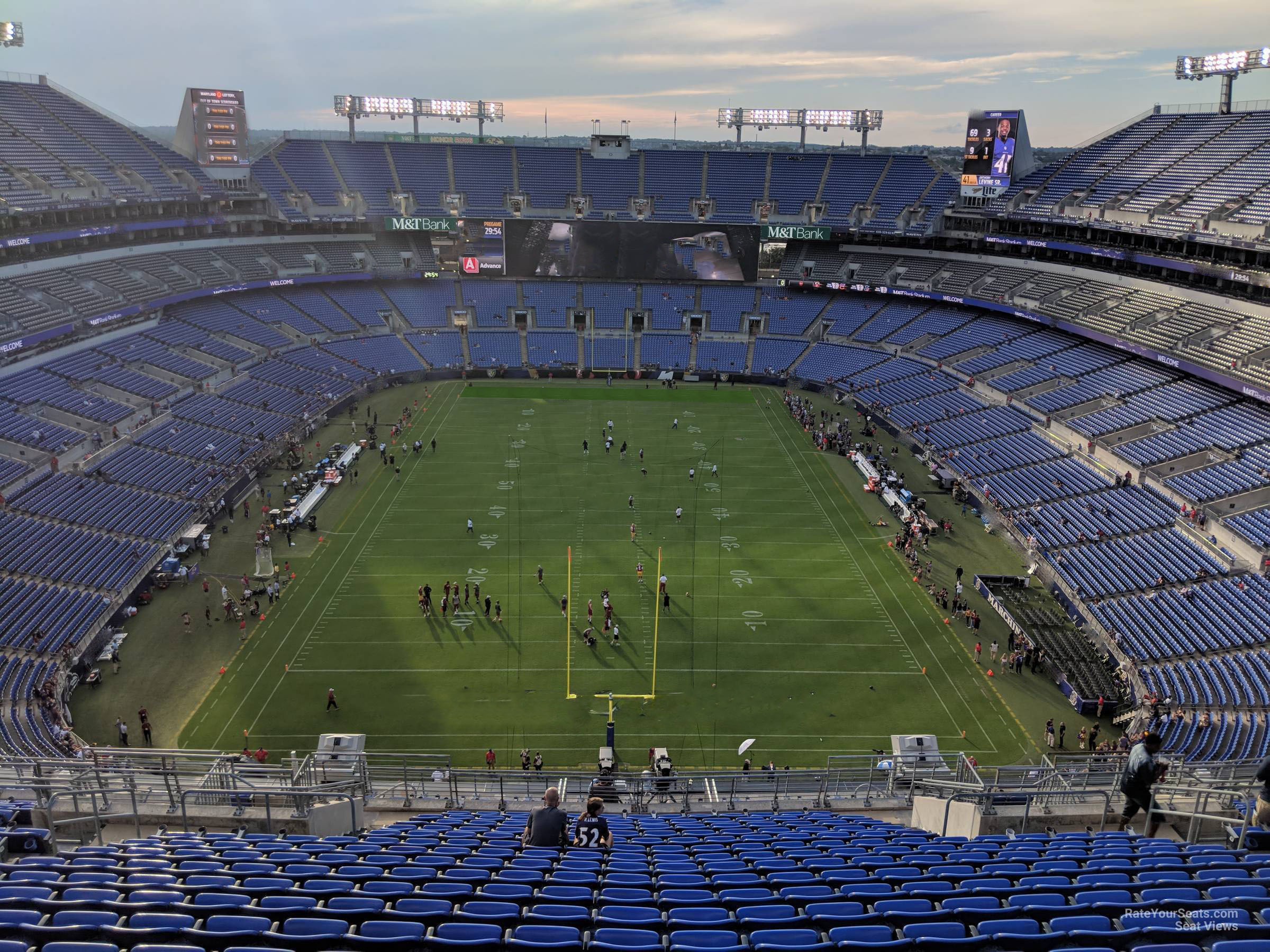 section 513, row 22 seat view  for football - m&t bank stadium