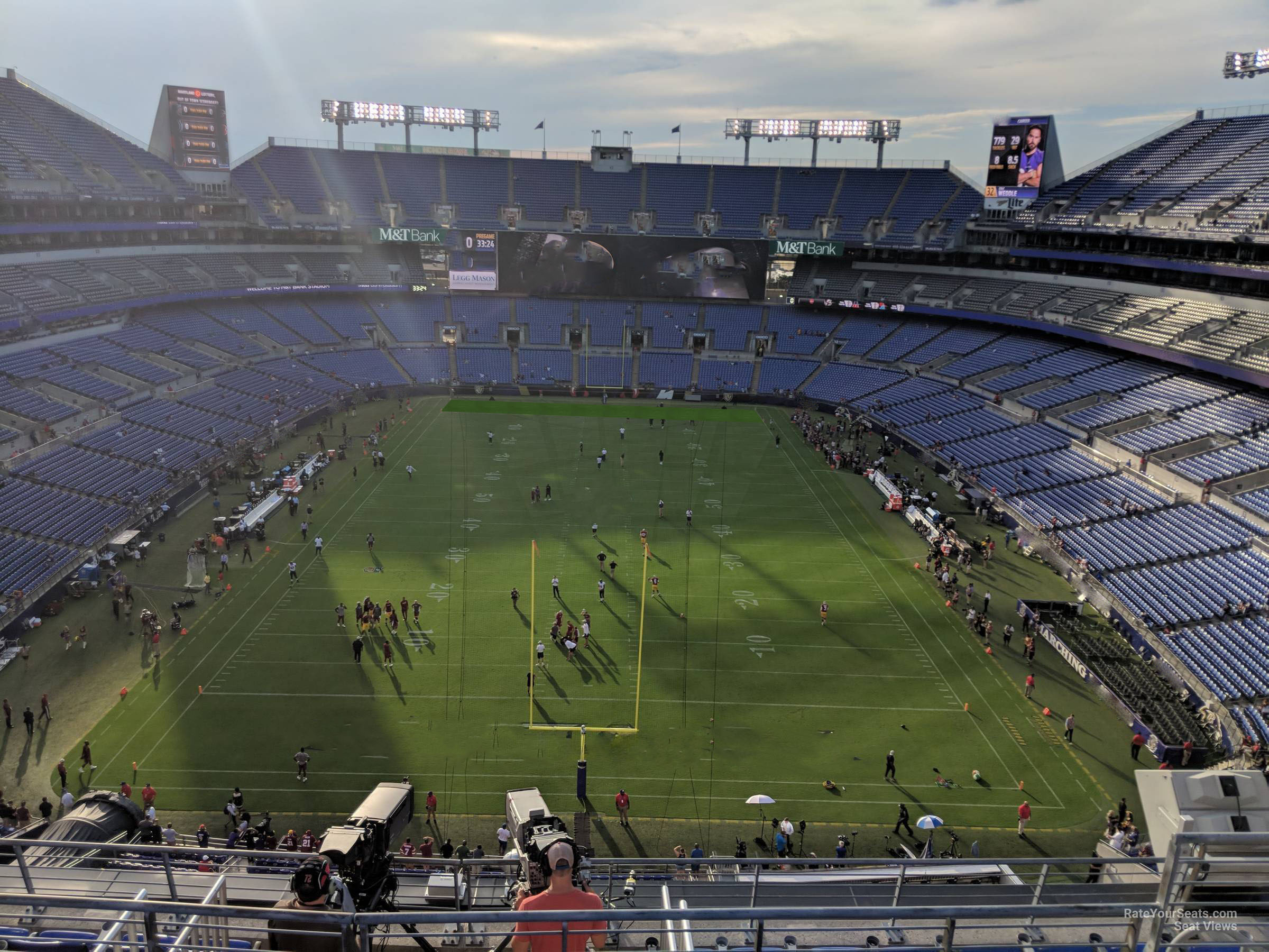 section 513, row 8 seat view  for football - m&t bank stadium