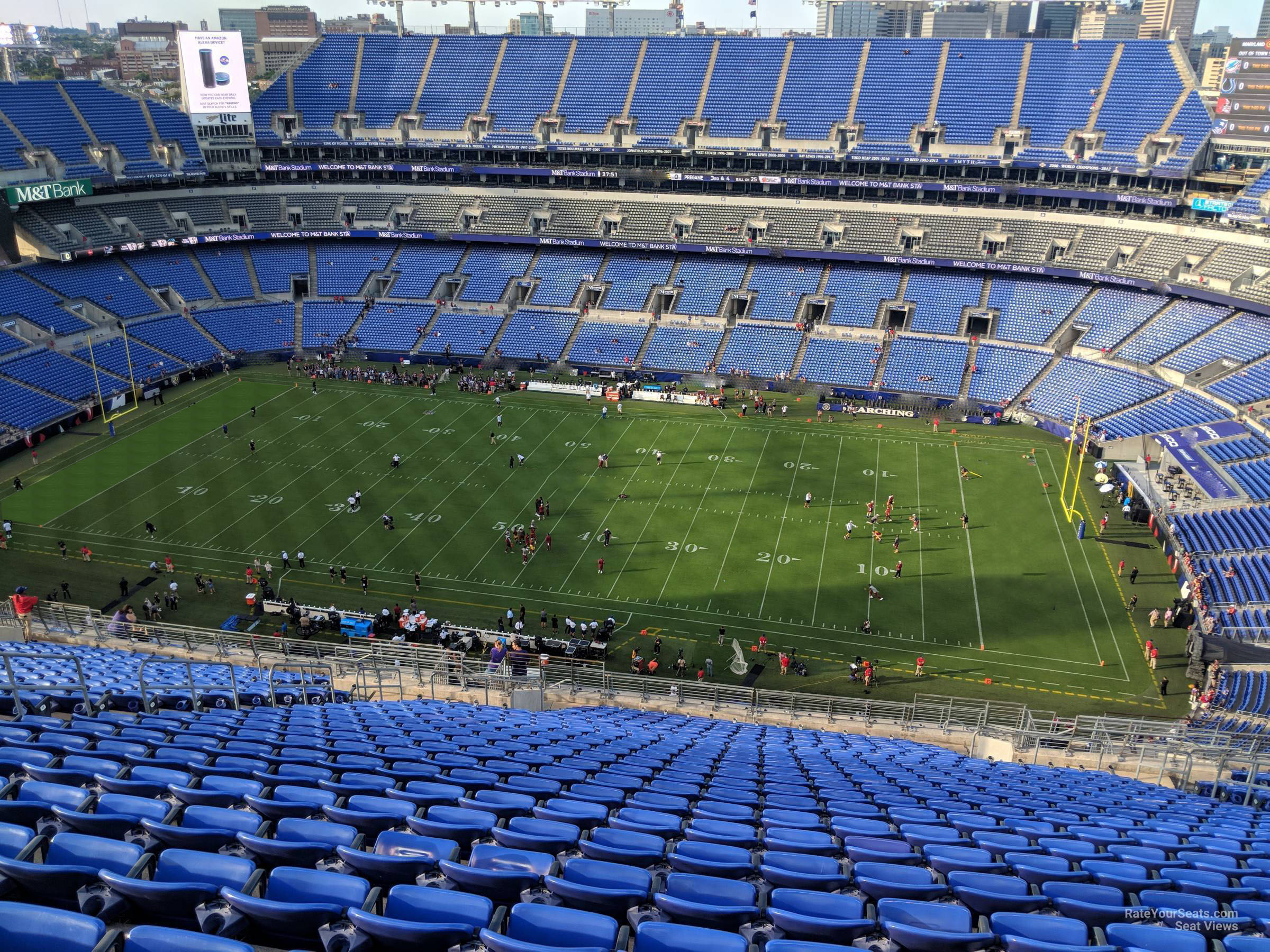 section 524, row 26 seat view  for football - m&t bank stadium