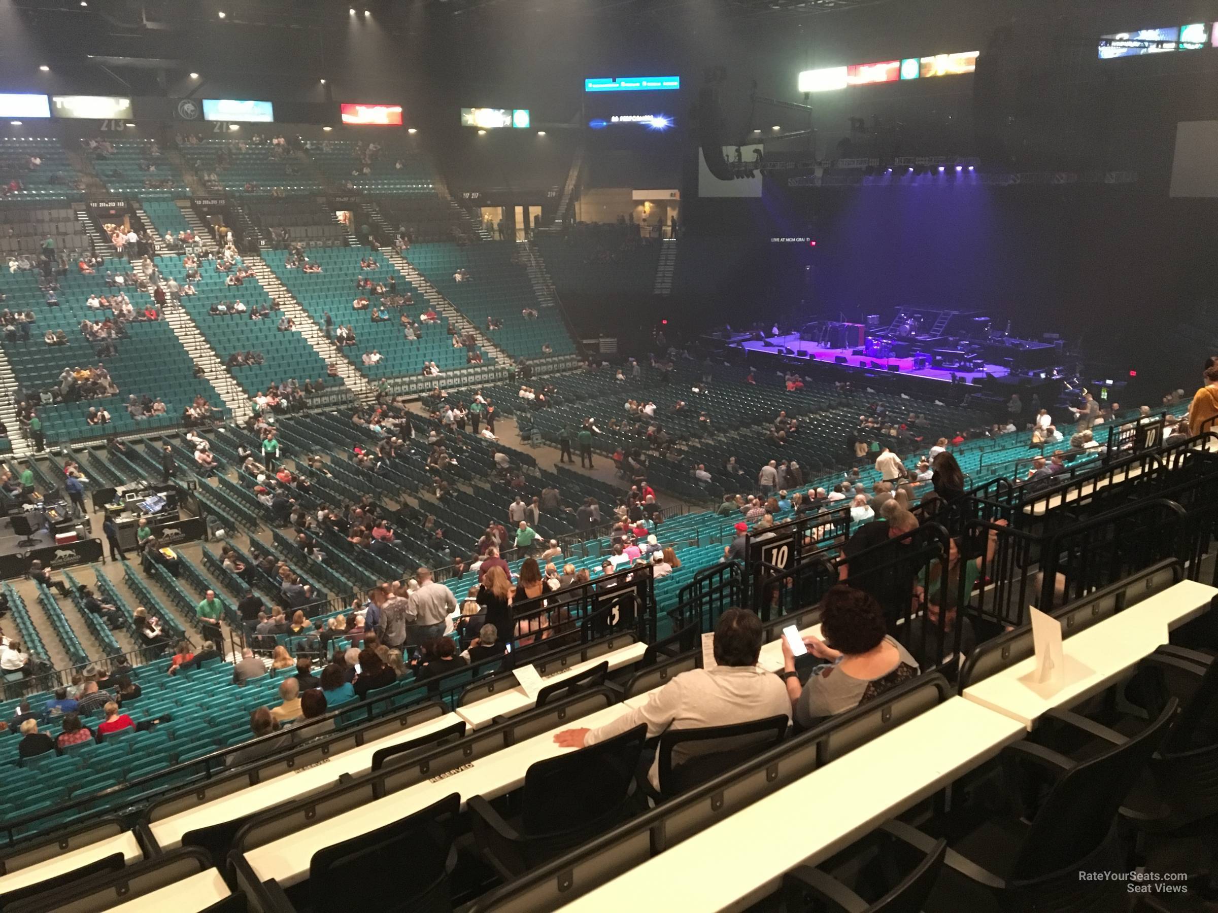 Mgm Grand Garden Arena Seating Chart Rows